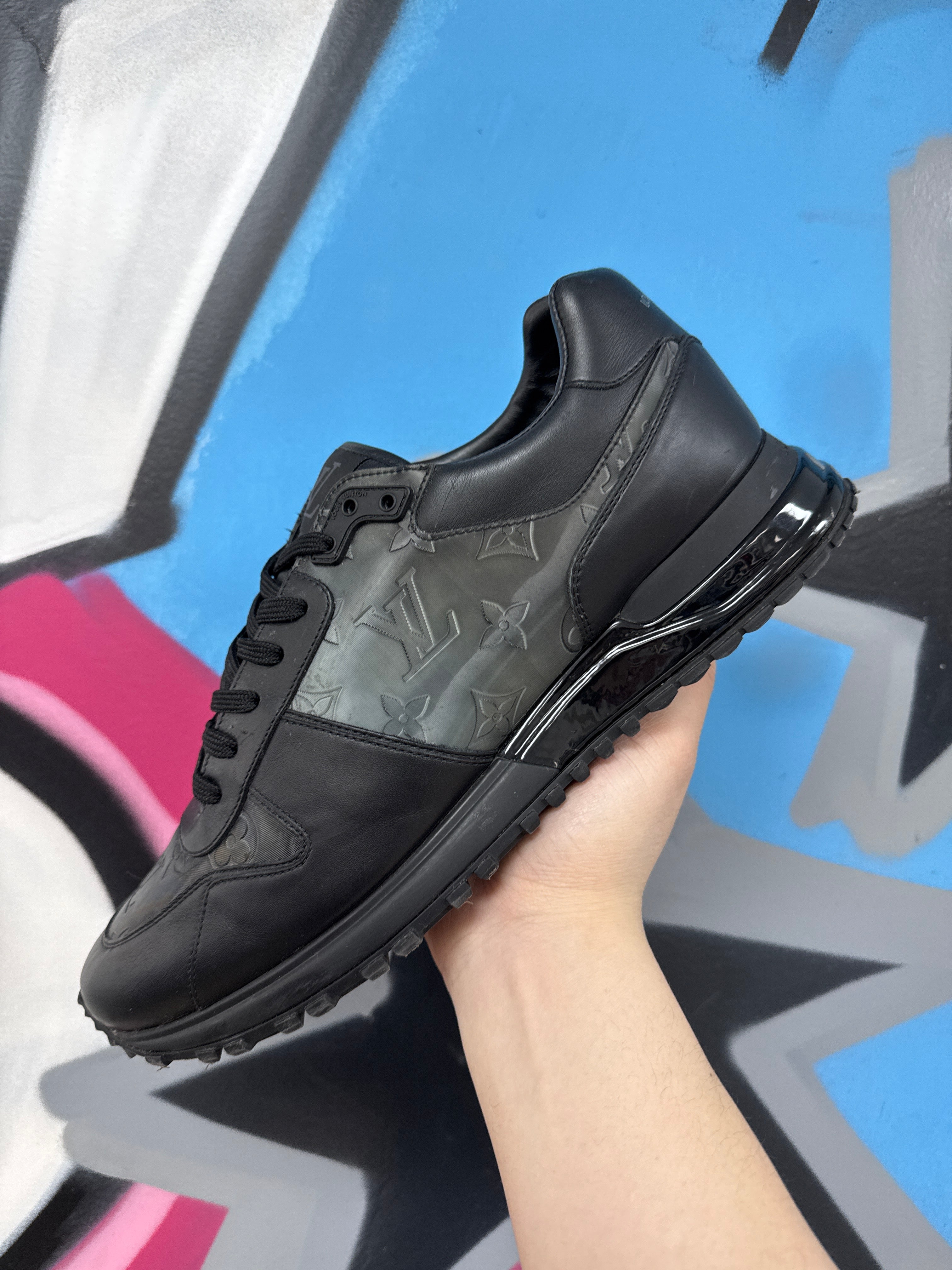 Louis Vuitton Black Monogram Runaway Sneakers