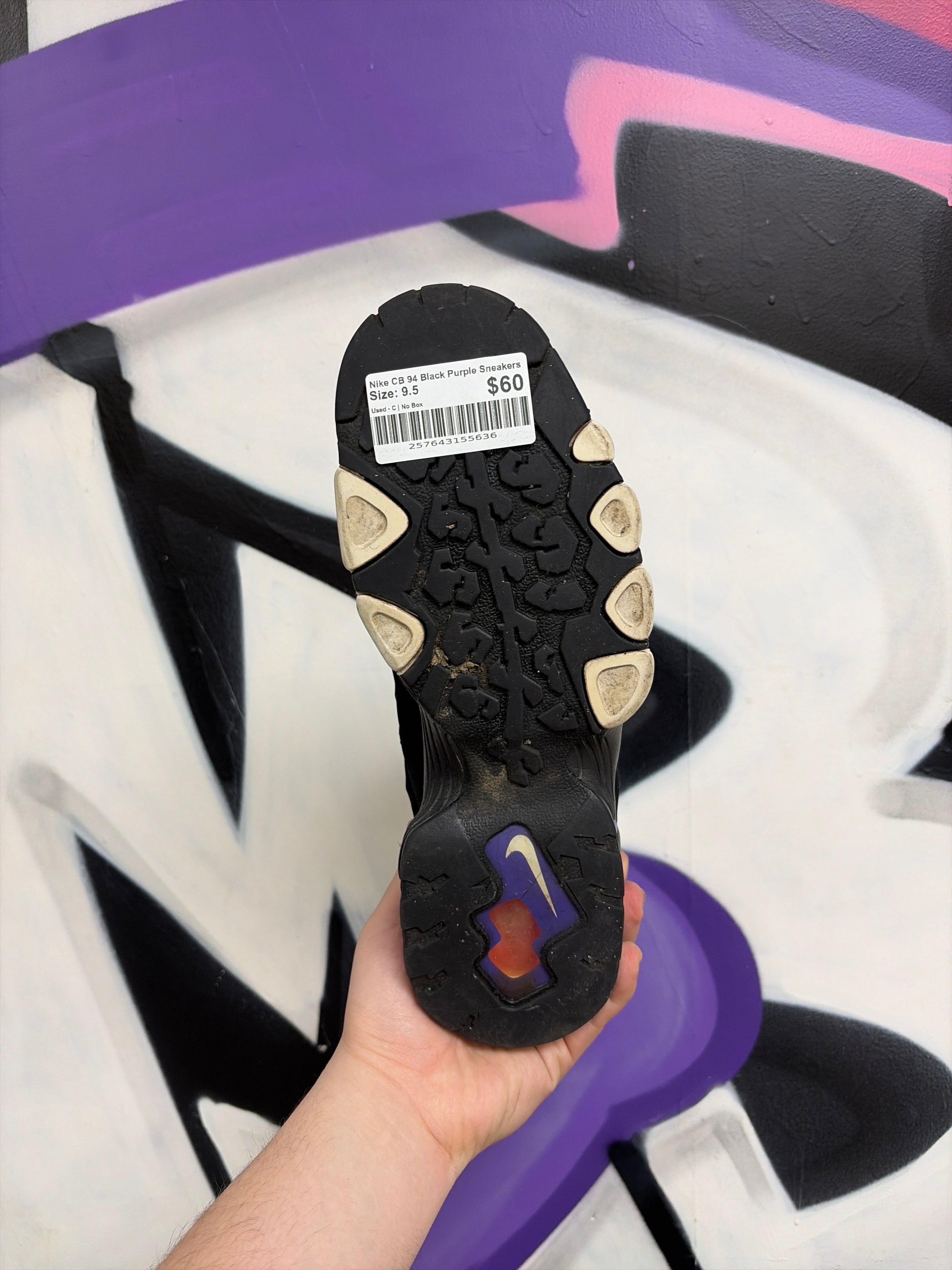 Nike CB 94 Black Purple Sneakers