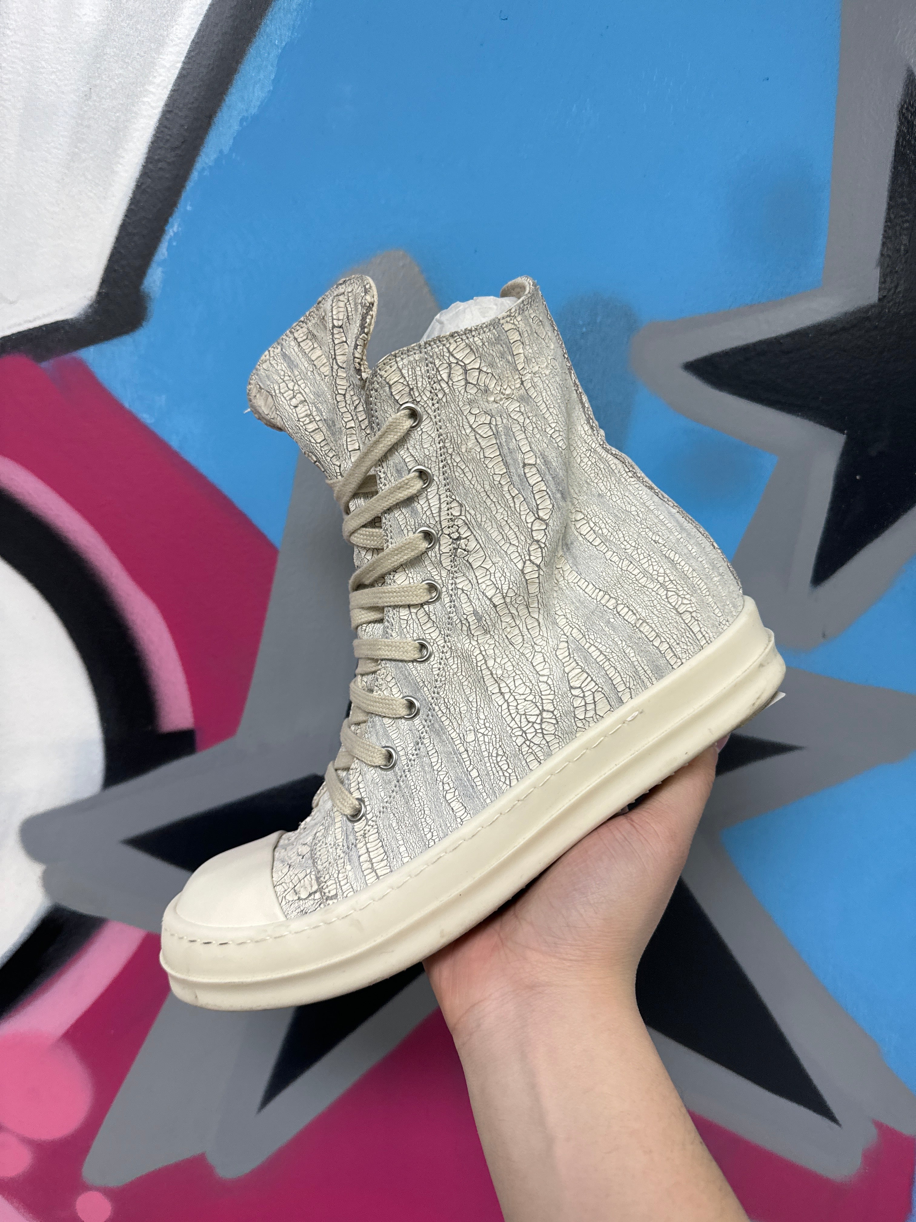 Rick Owens Mega Crust Hi Sneakers