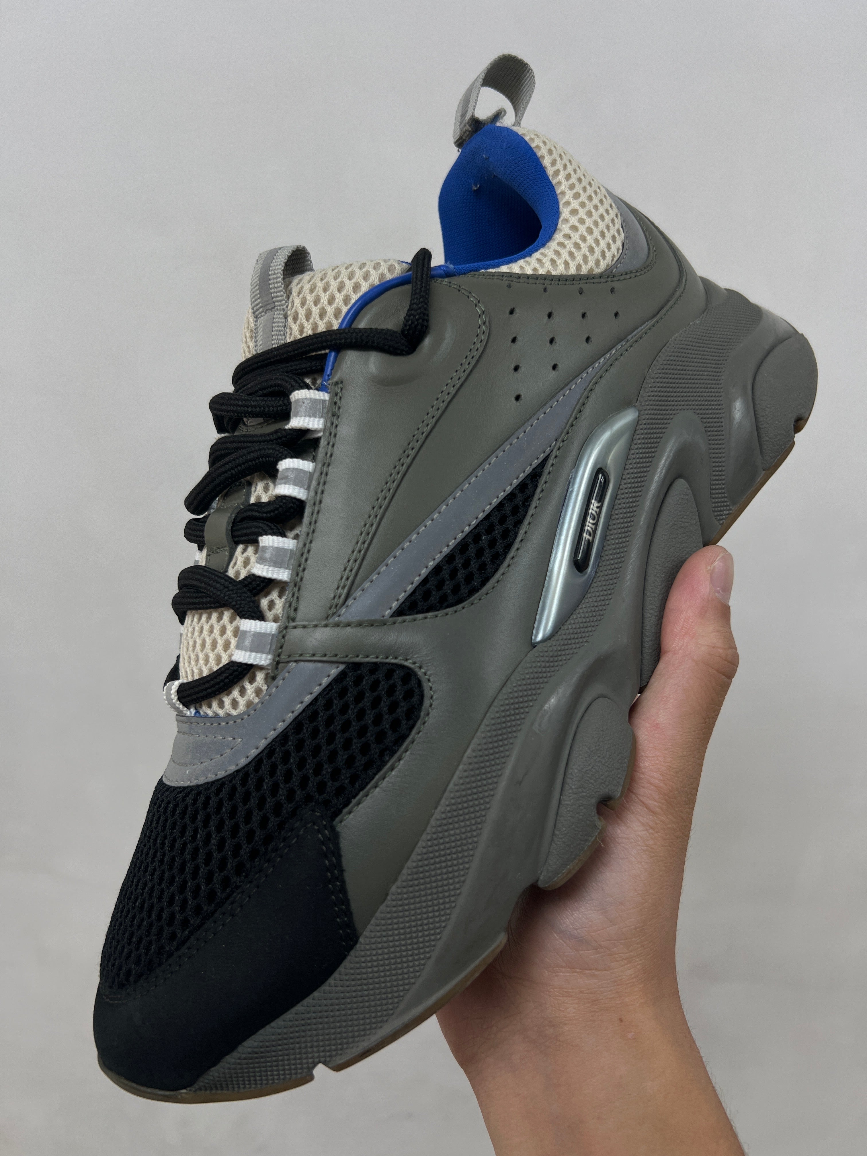 Dior Olive Blue B22 Sneakers