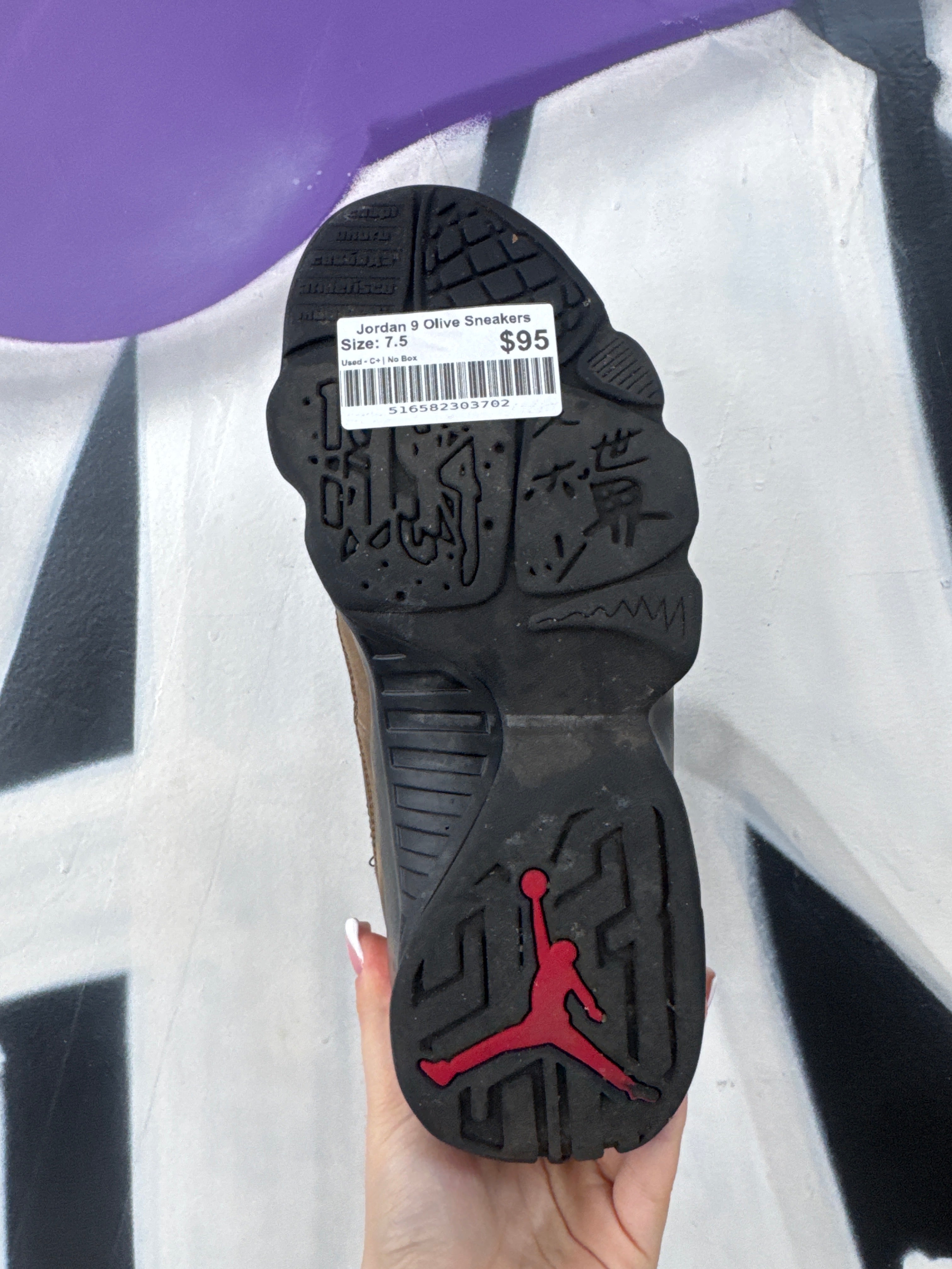 Jordan 9 Olive Sneakers
