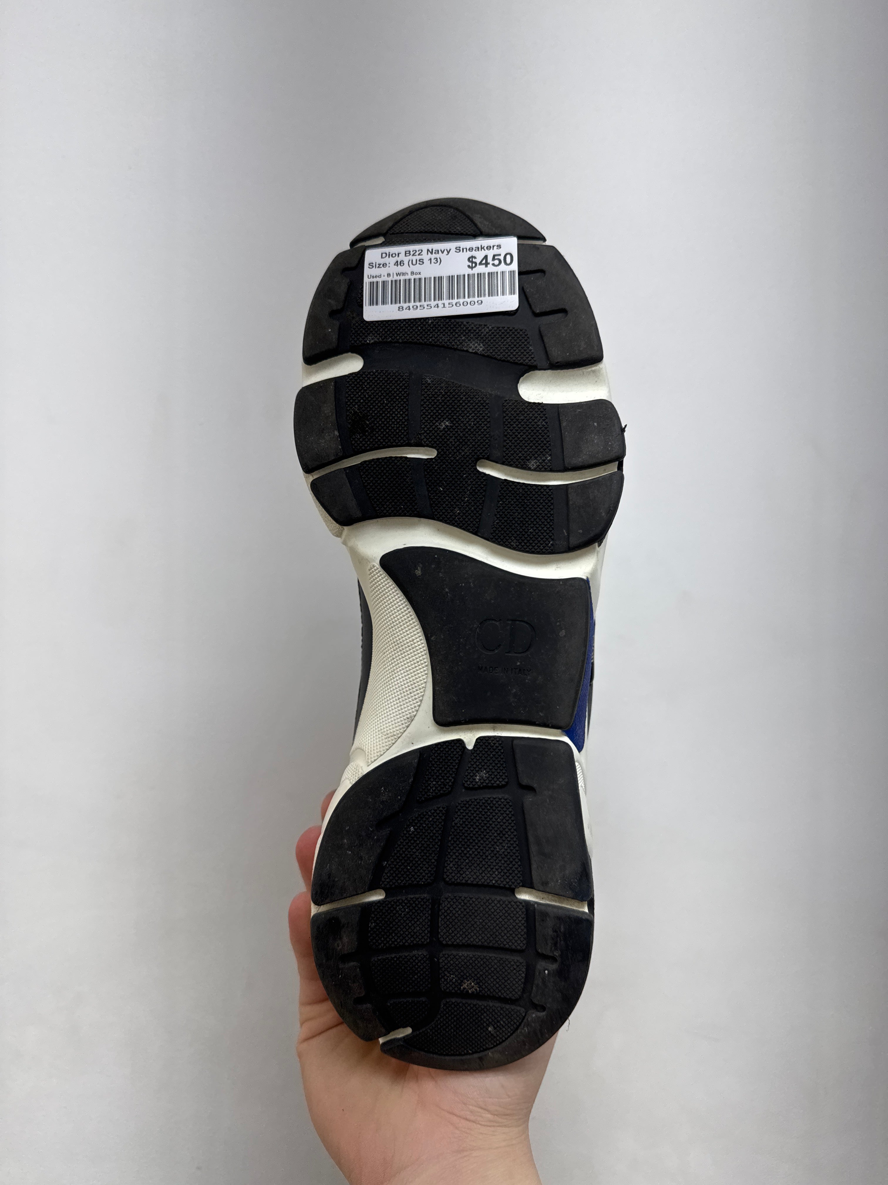 Dior B22 Navy Sneakers