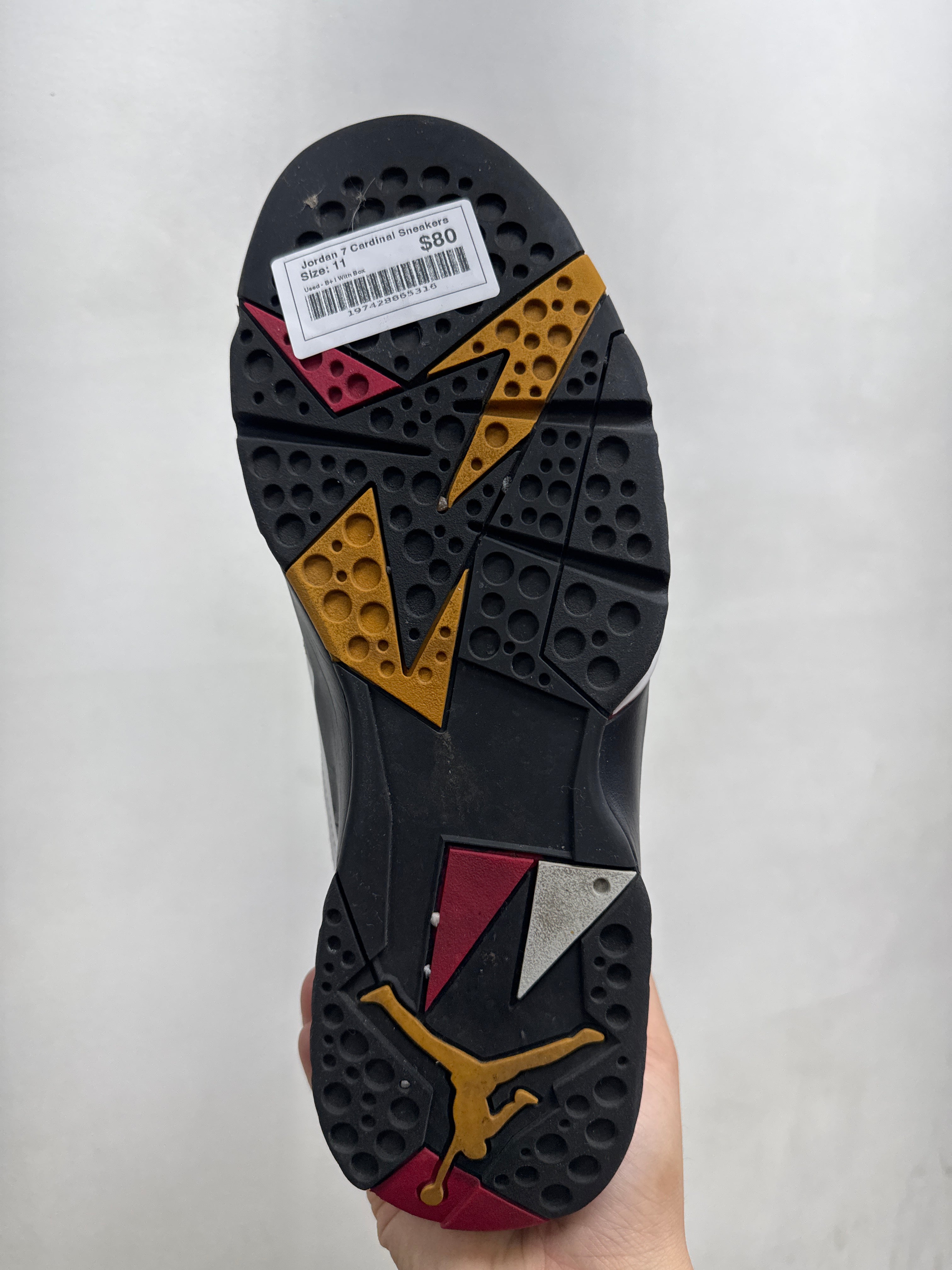 Jordan 7 Cardinal Sneakers