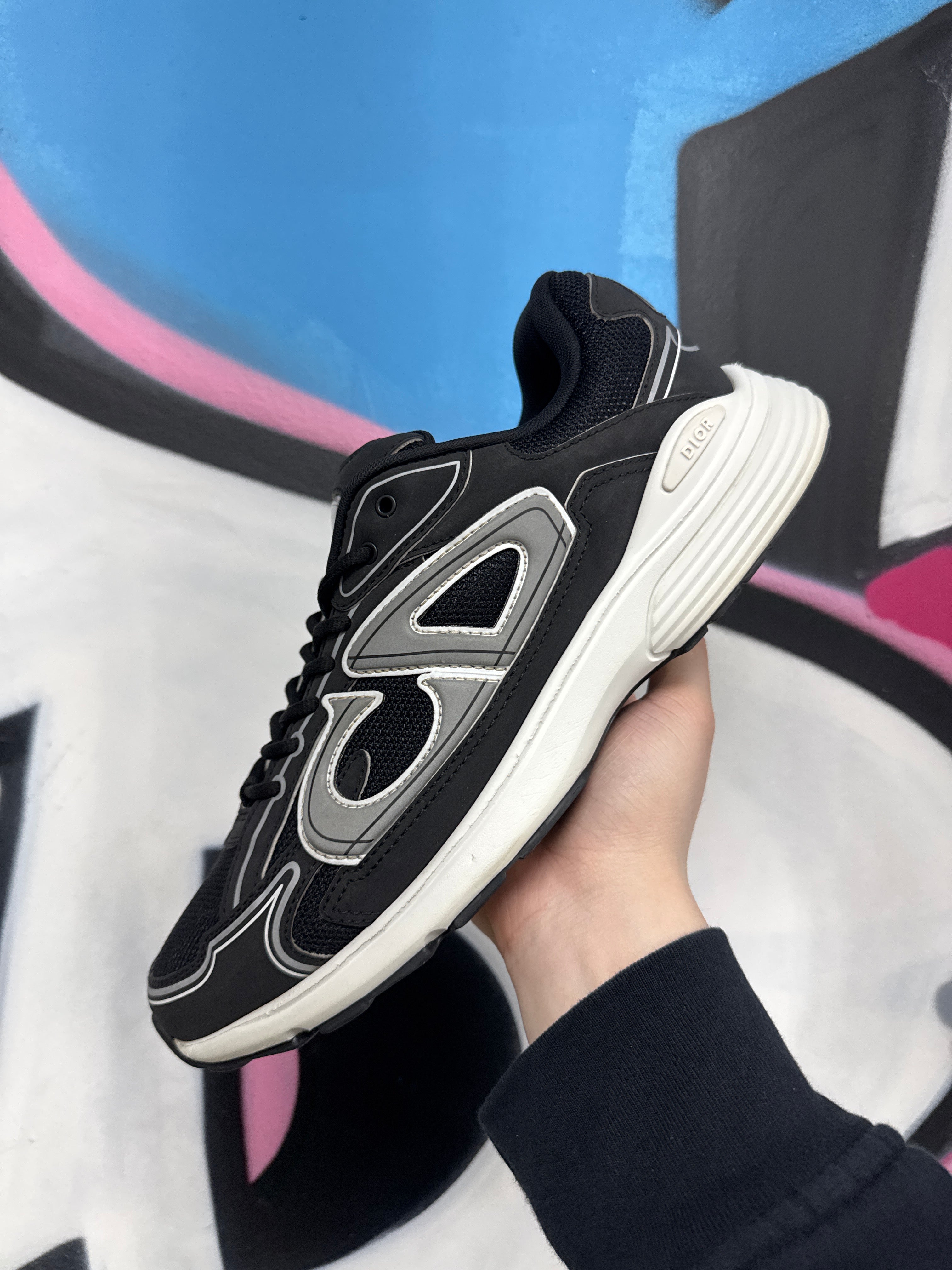 Dior Black Silver B30 Sneakers