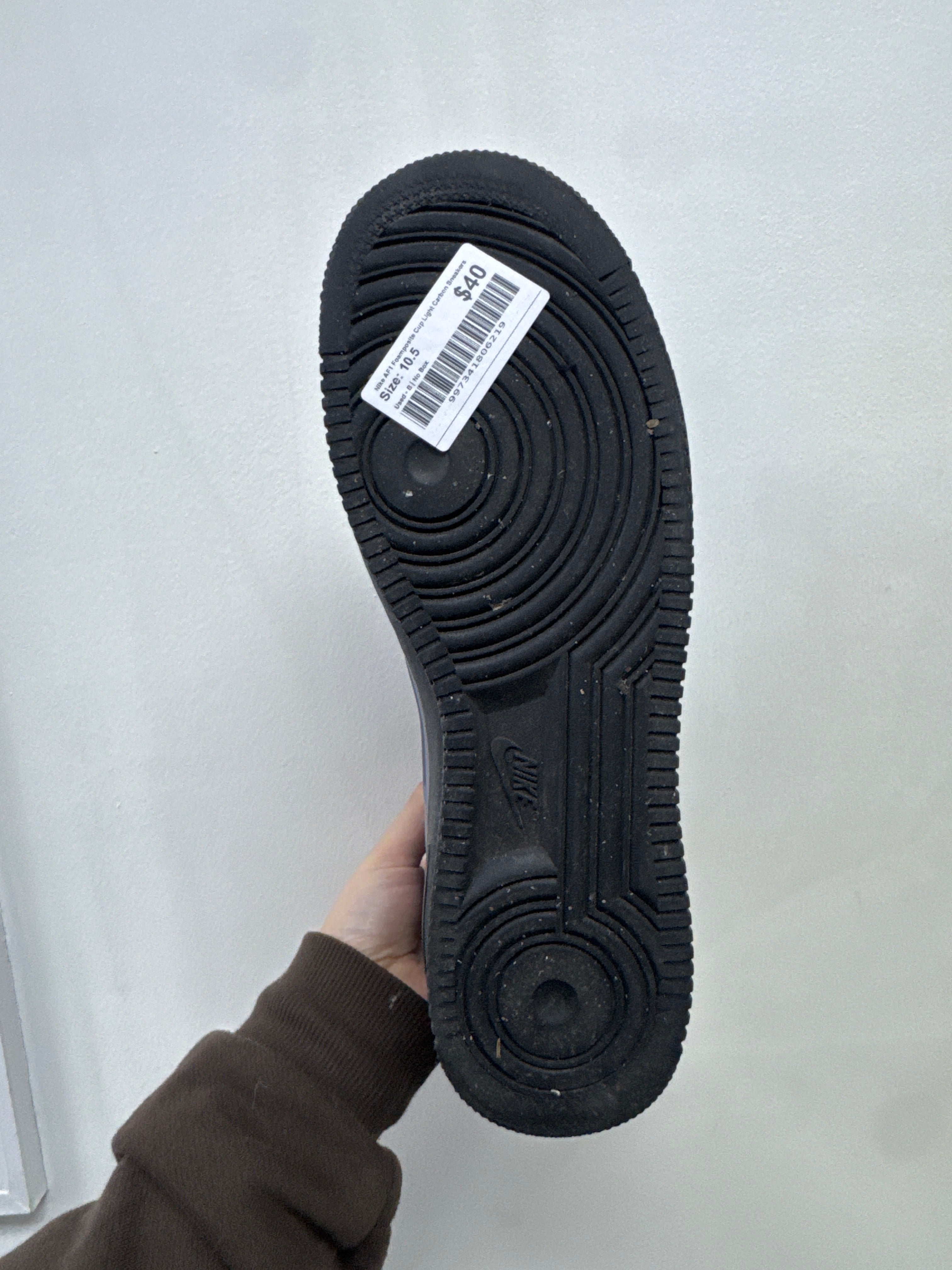 Nike AF1 Foamposite Cup Light Carbon Sneakers