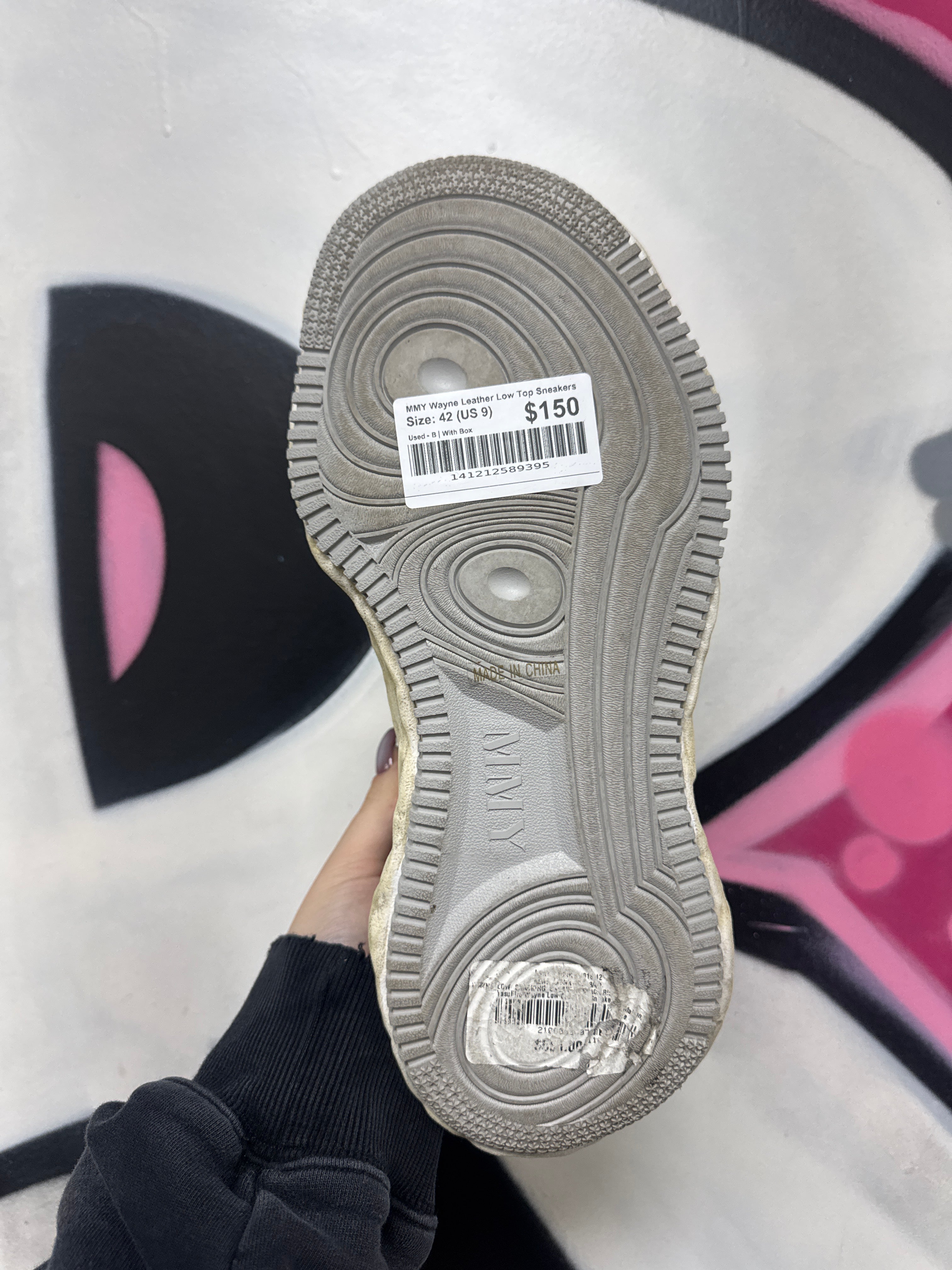 MMY Wayne Leather Low Top Sneakers