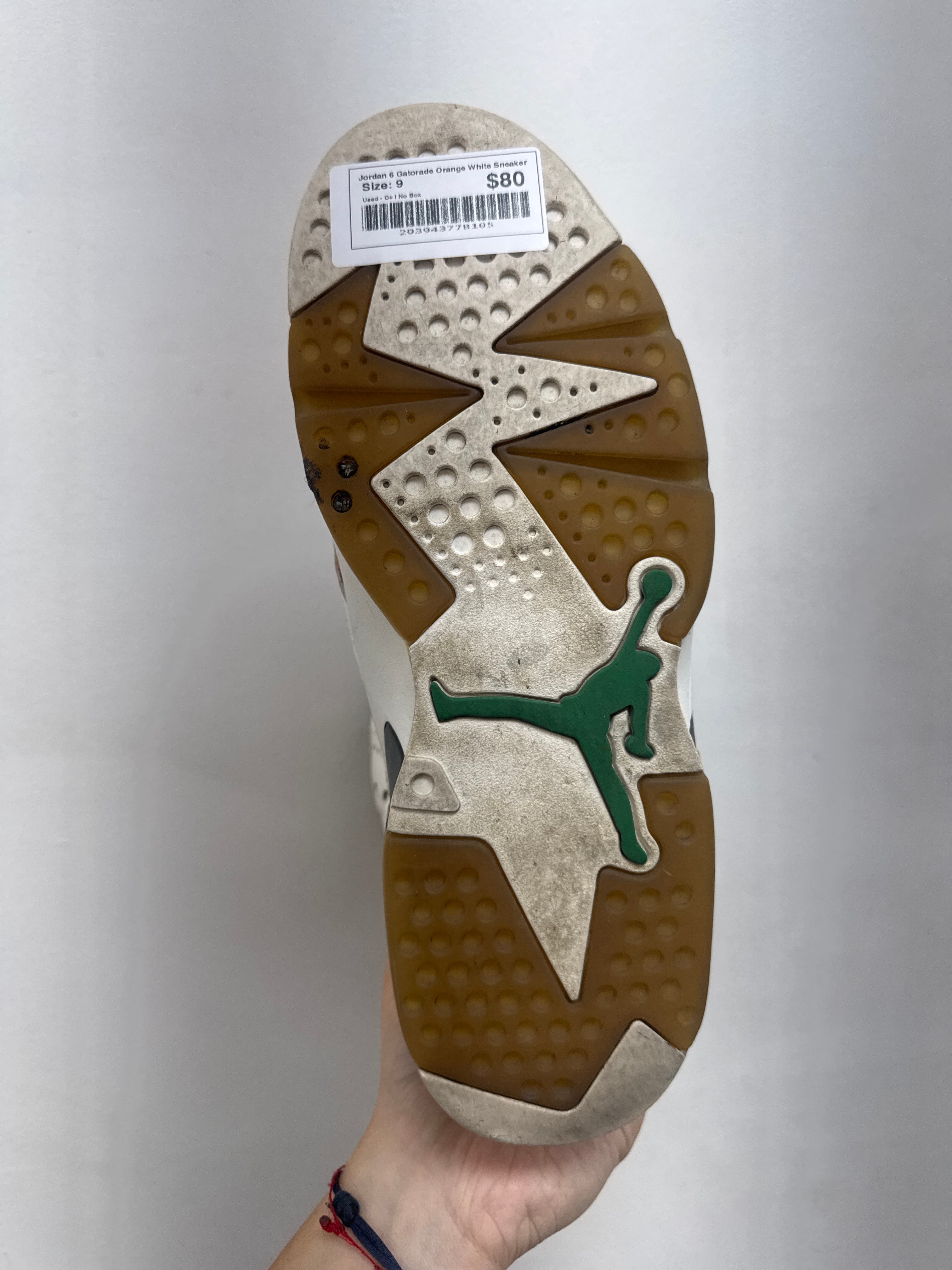 Jordan 6 Gatorade Orange White Sneaker