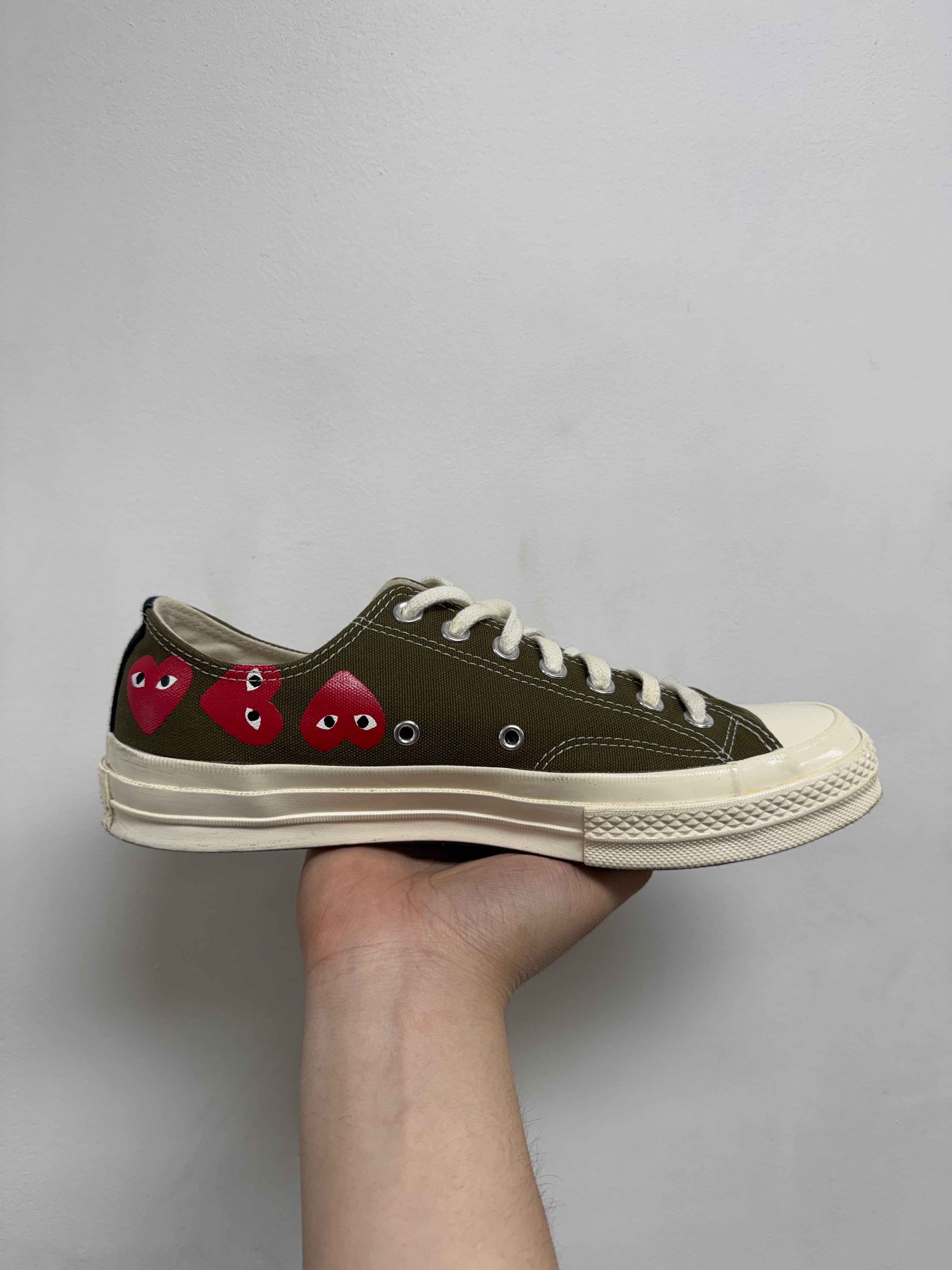 Converse CDG Olive Chuck Low Sneakers