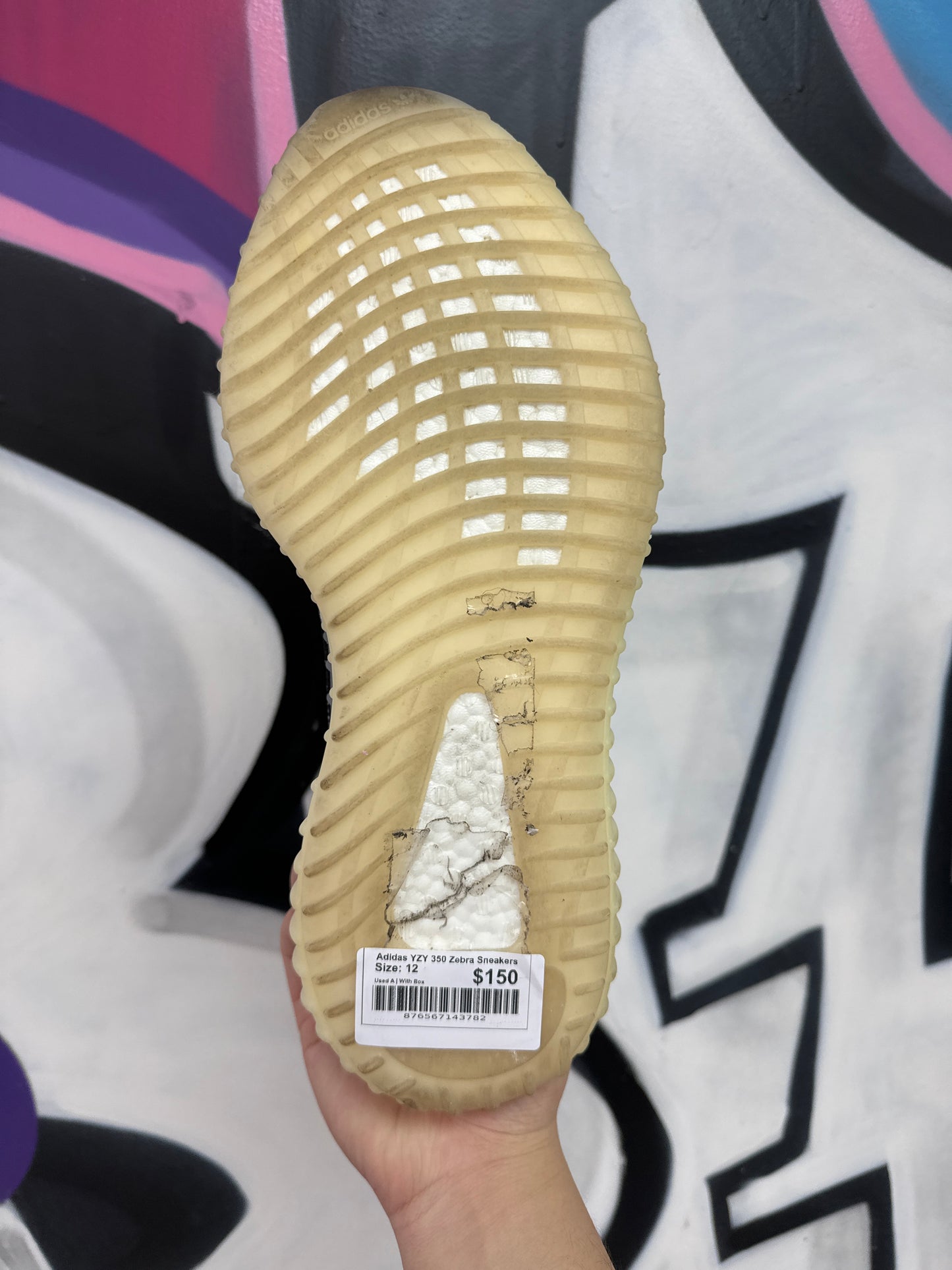 Adidas YZY 350 Zebra Sneakers
