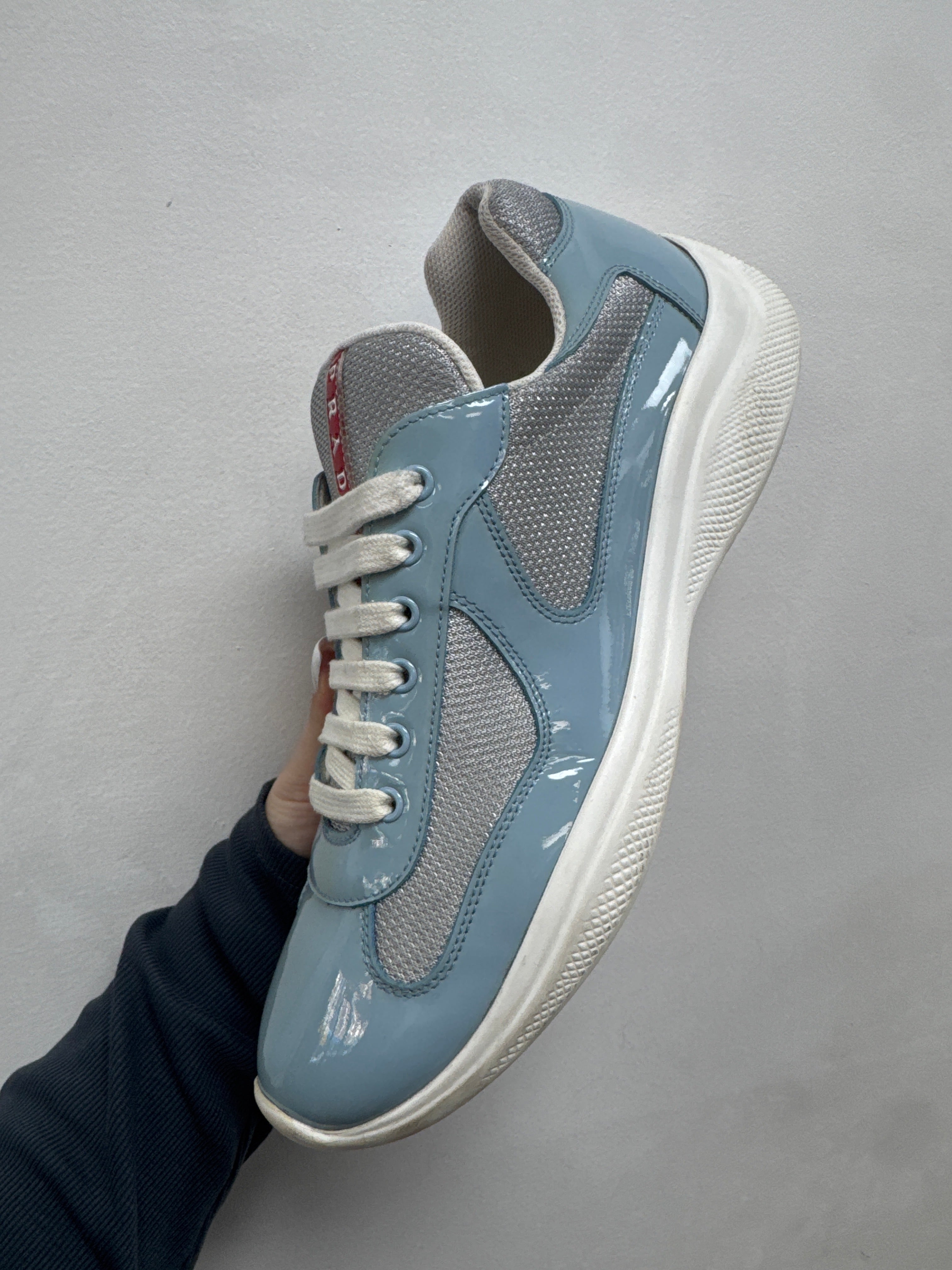 Prada Baby Blue Cup Sneakers