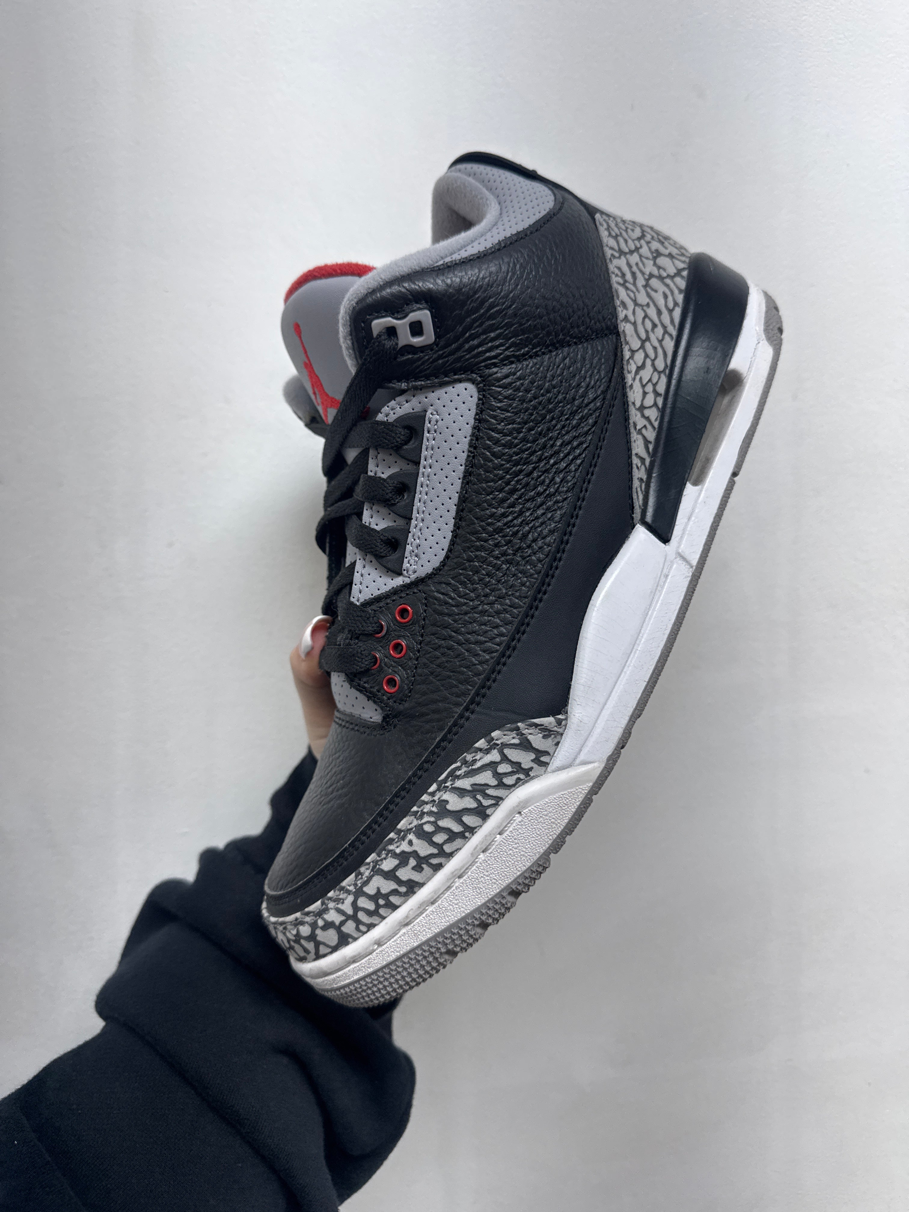 Jordan 3 Black Cement Sneakers