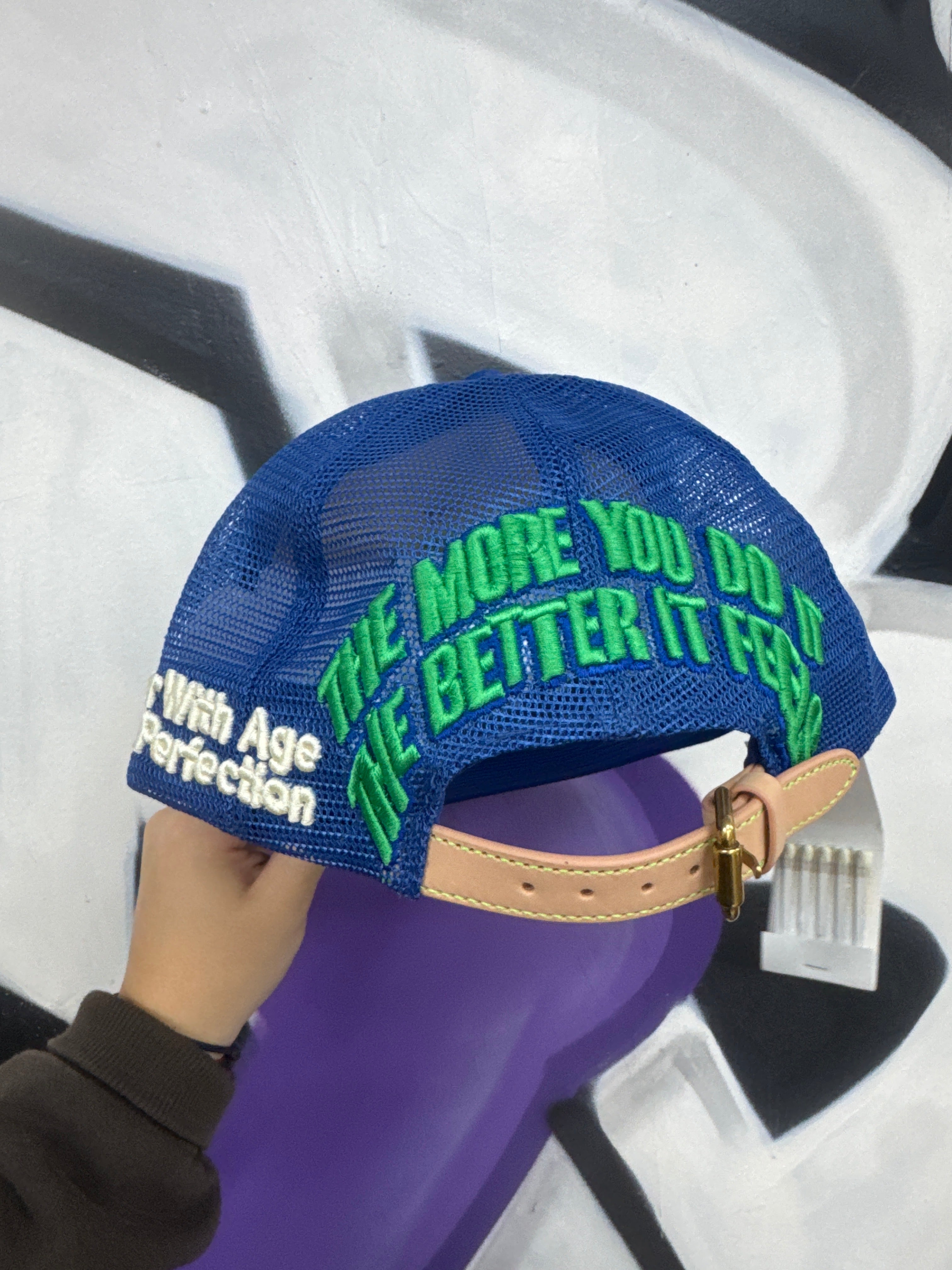 Better With Age 'Next to Sex' Blue & White Hat