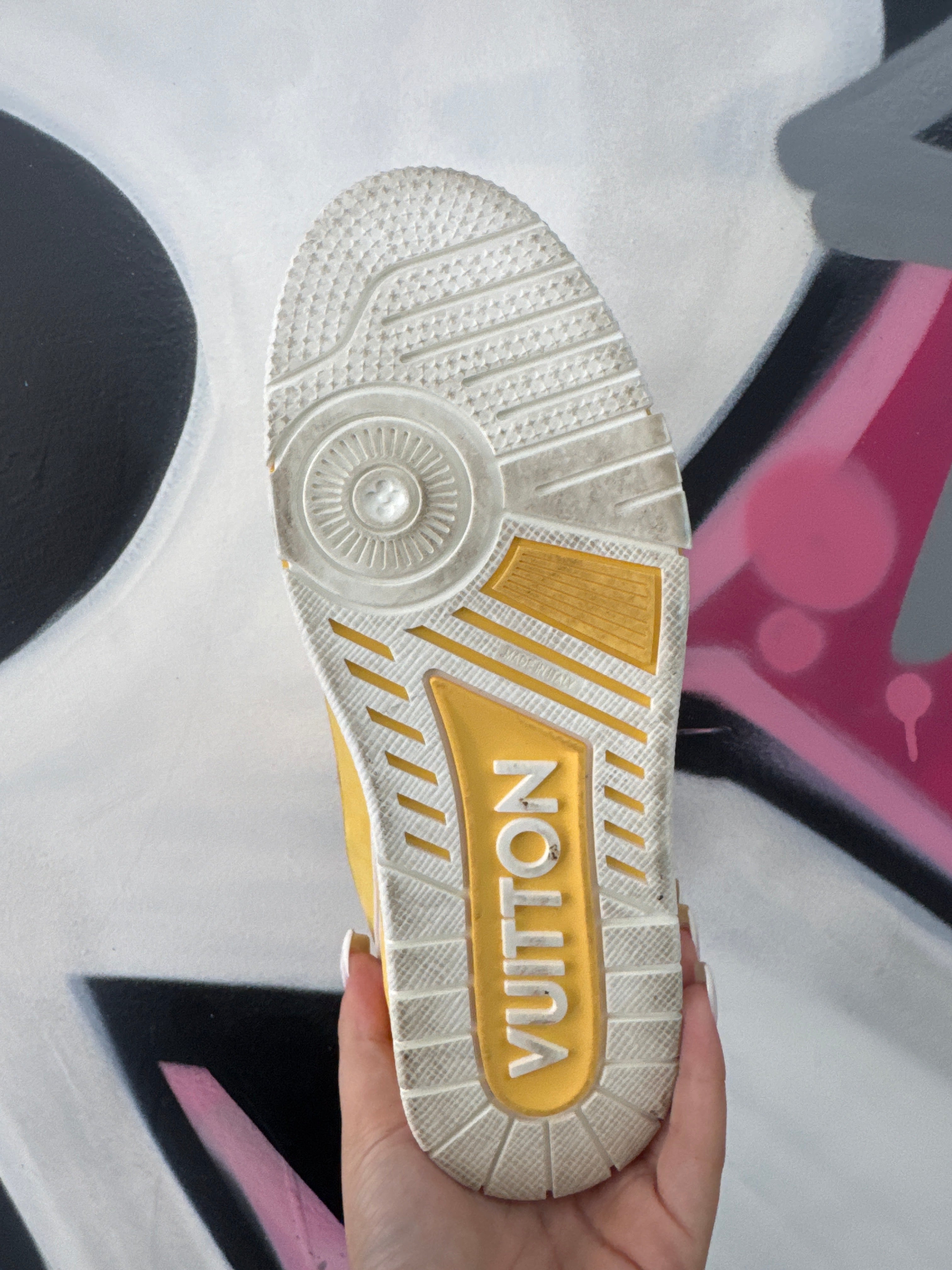 LV Trainer Yellow Women's Like New No Box