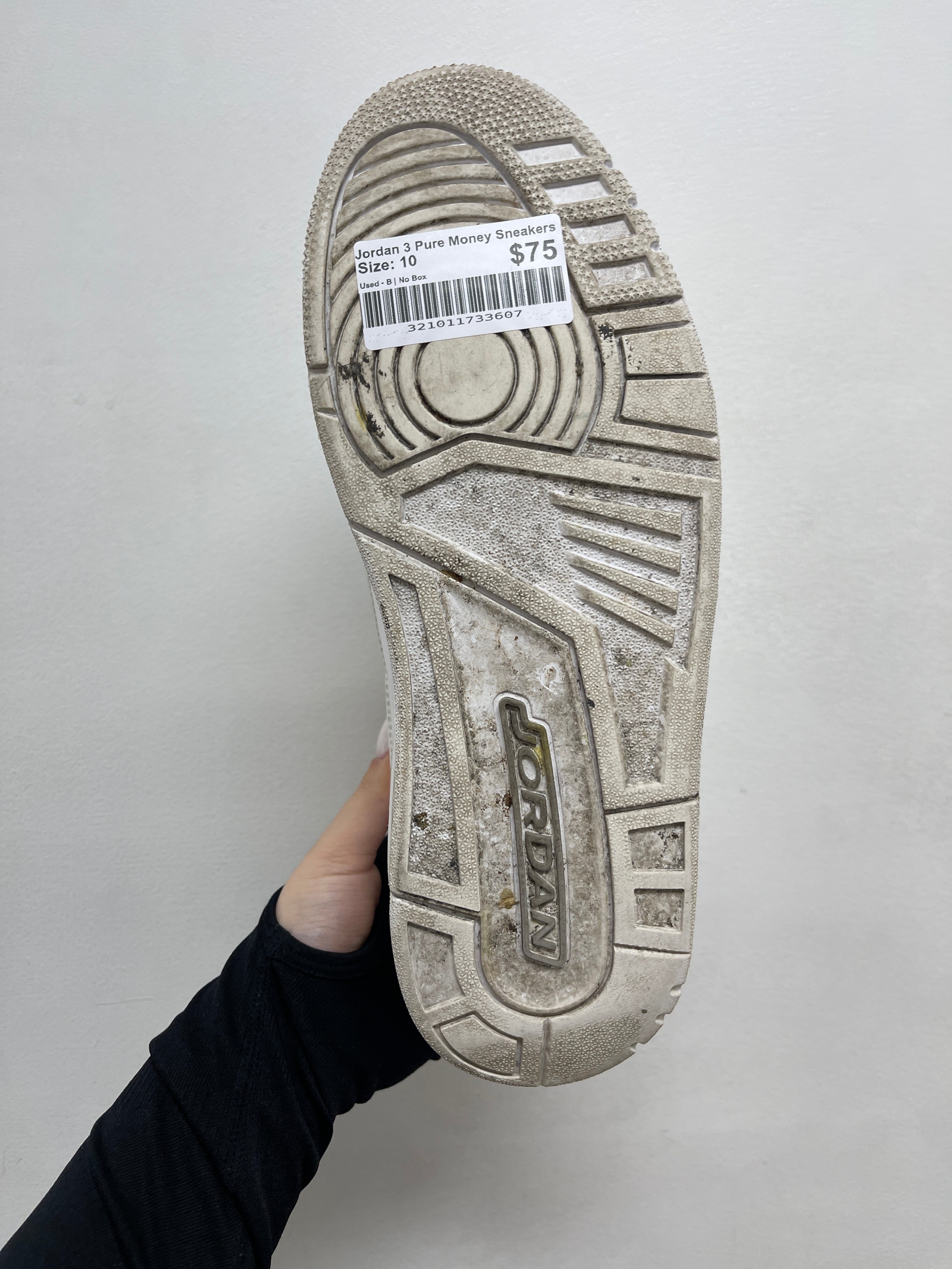 Jordan 3 Pure Money Sneakers