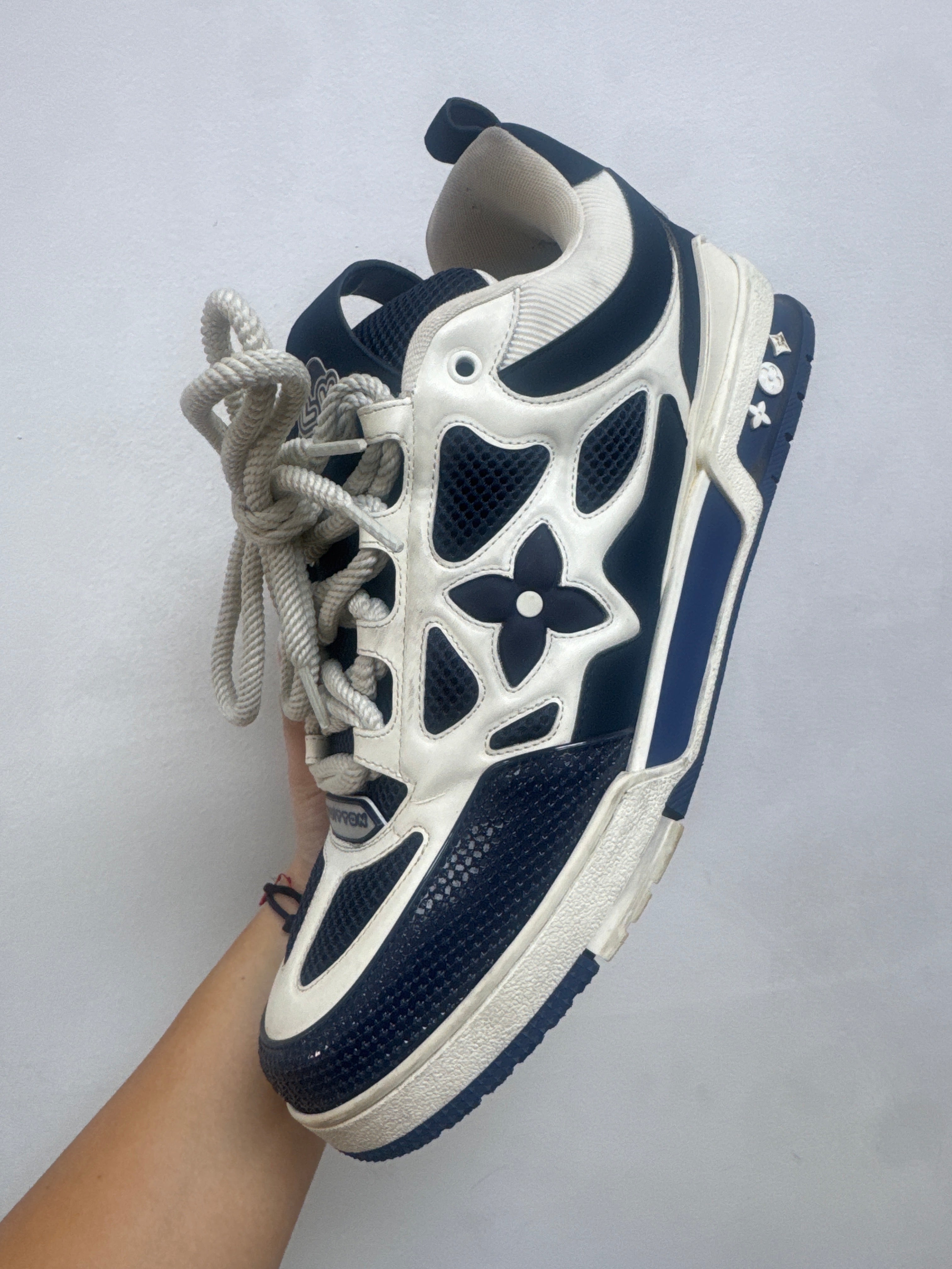 Louis Vuitton Navy Skate Sneakers