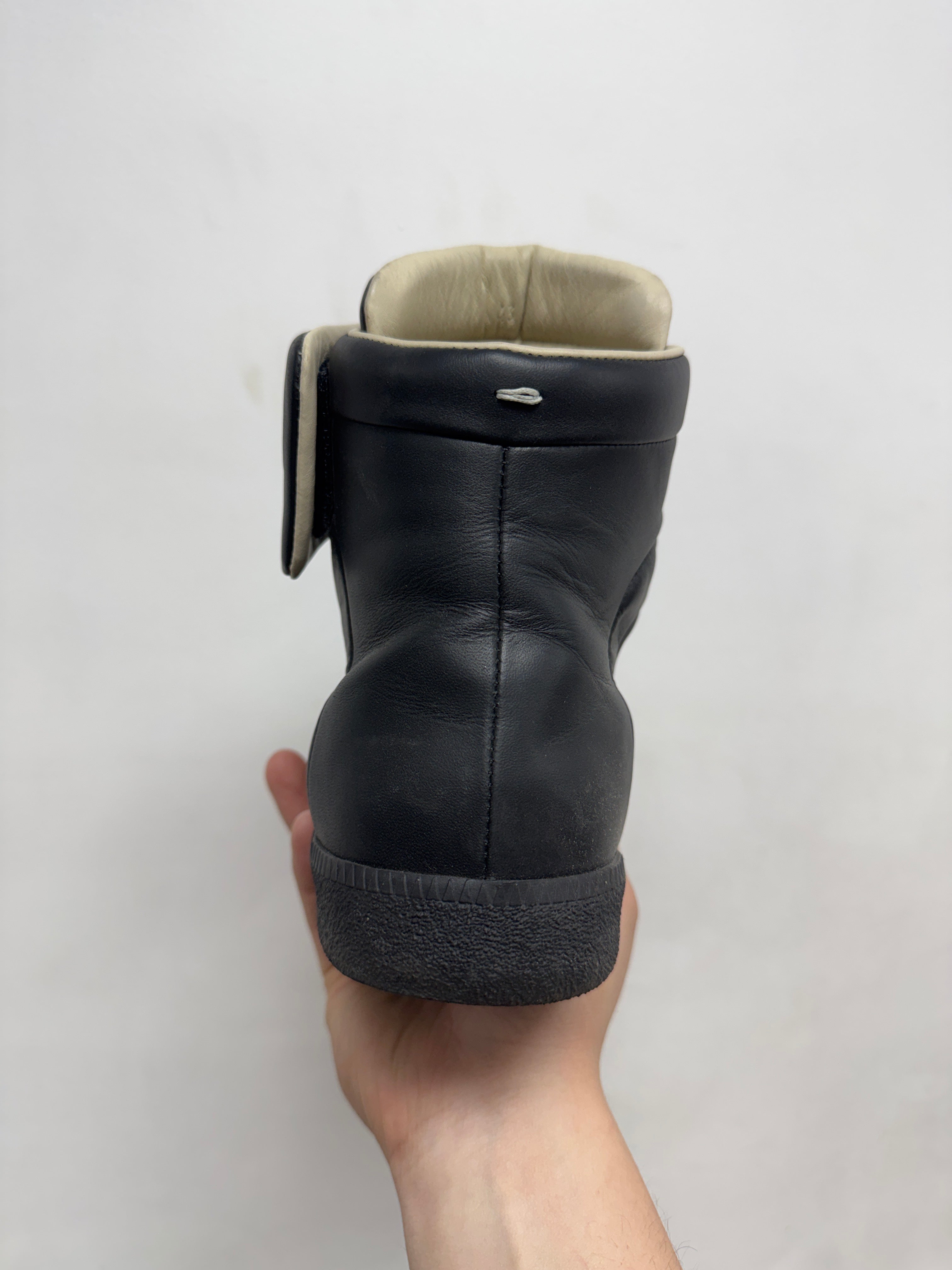 Rick Owens Black Future High Sneakers