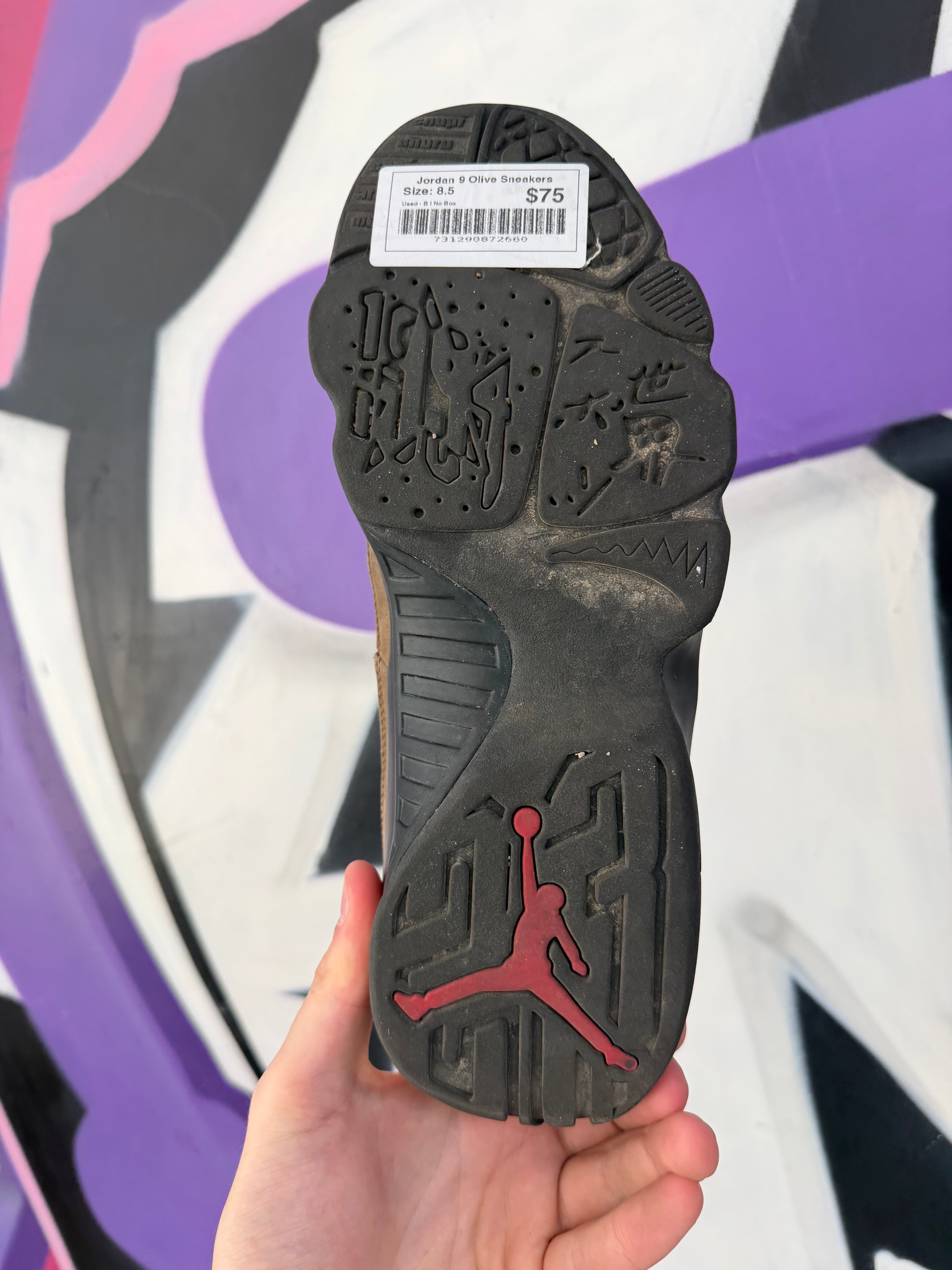 Jordan 9 Olive Sneakers