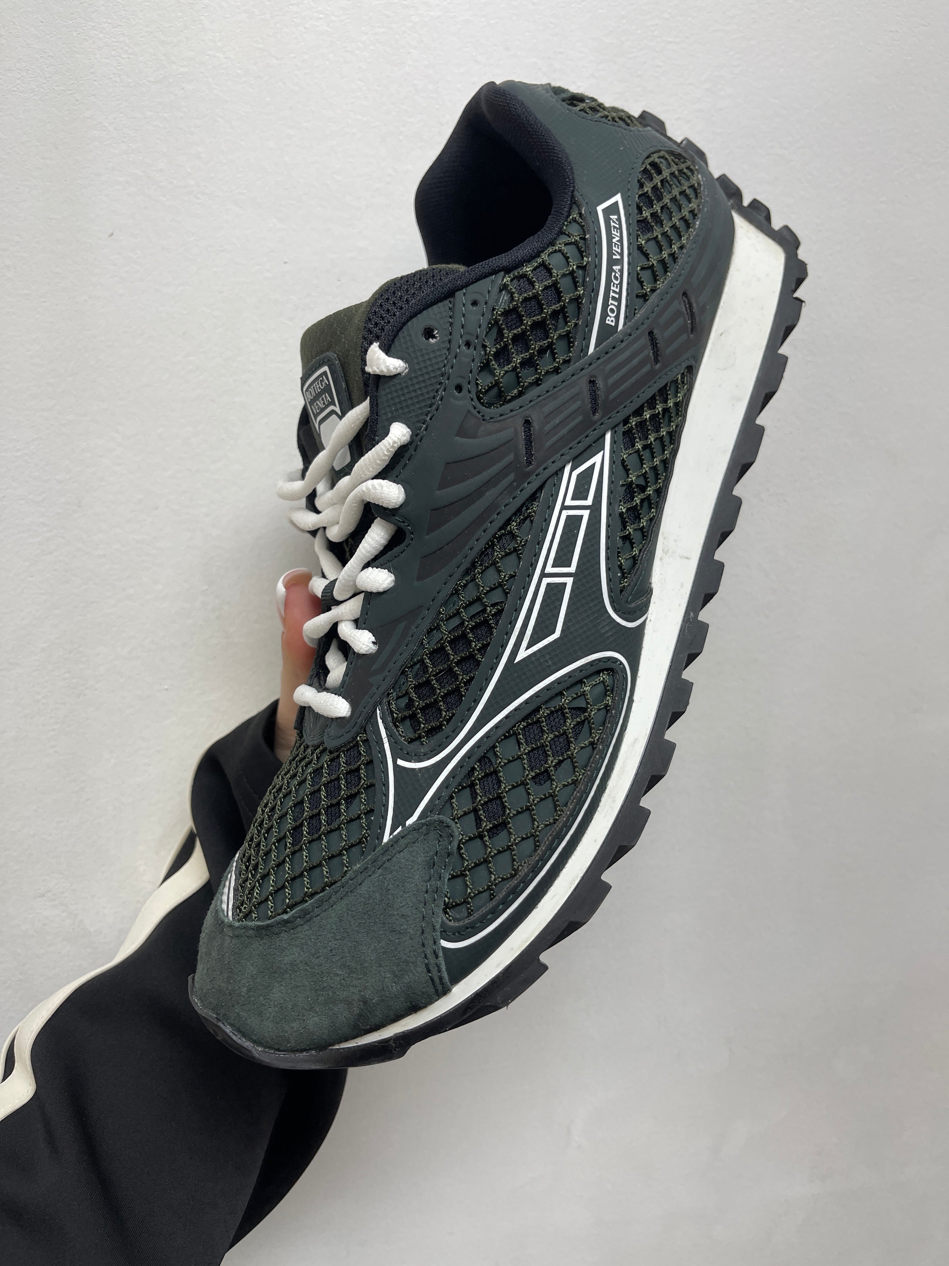 Bottega Veneta Forest Green Orbit Sneakers