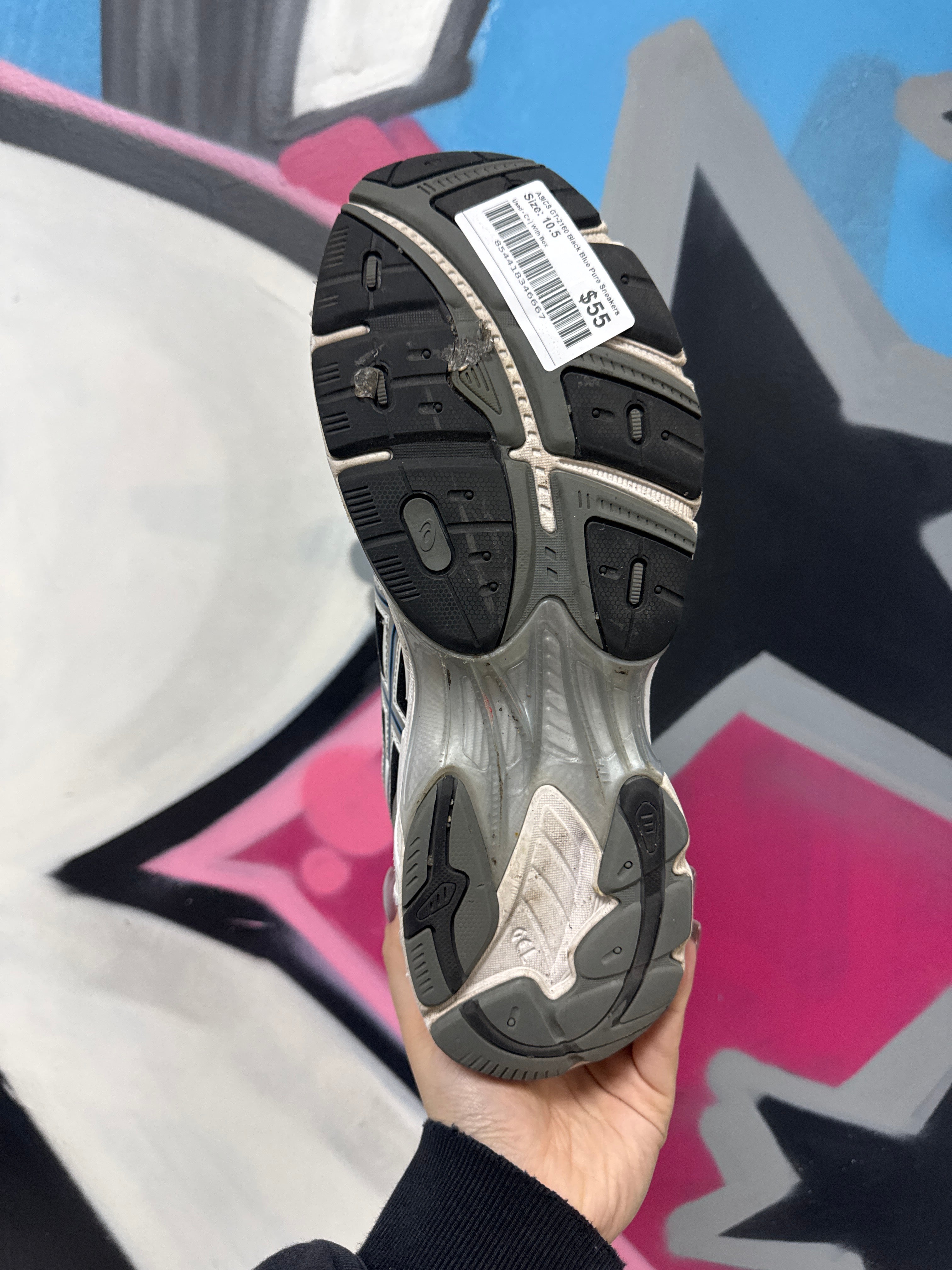 ASICS GT-2160 Black Blue Pure Sneakers