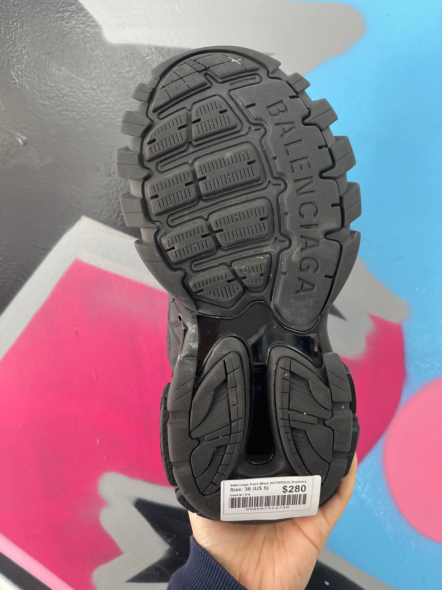 Balenciaga Track Black (NO INSOLE) Sneakers