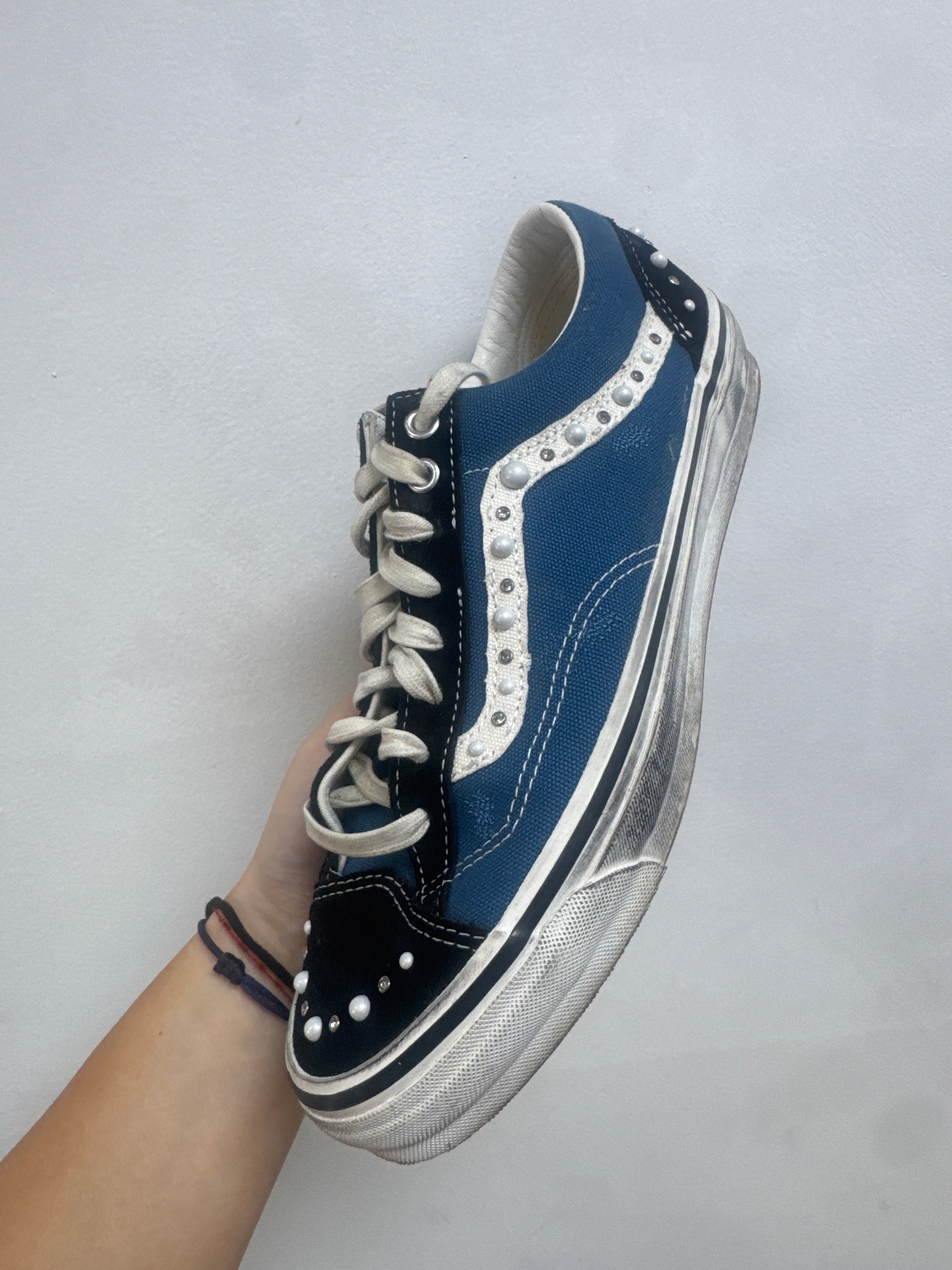 Vans Navy Black Pearlized Sneakers