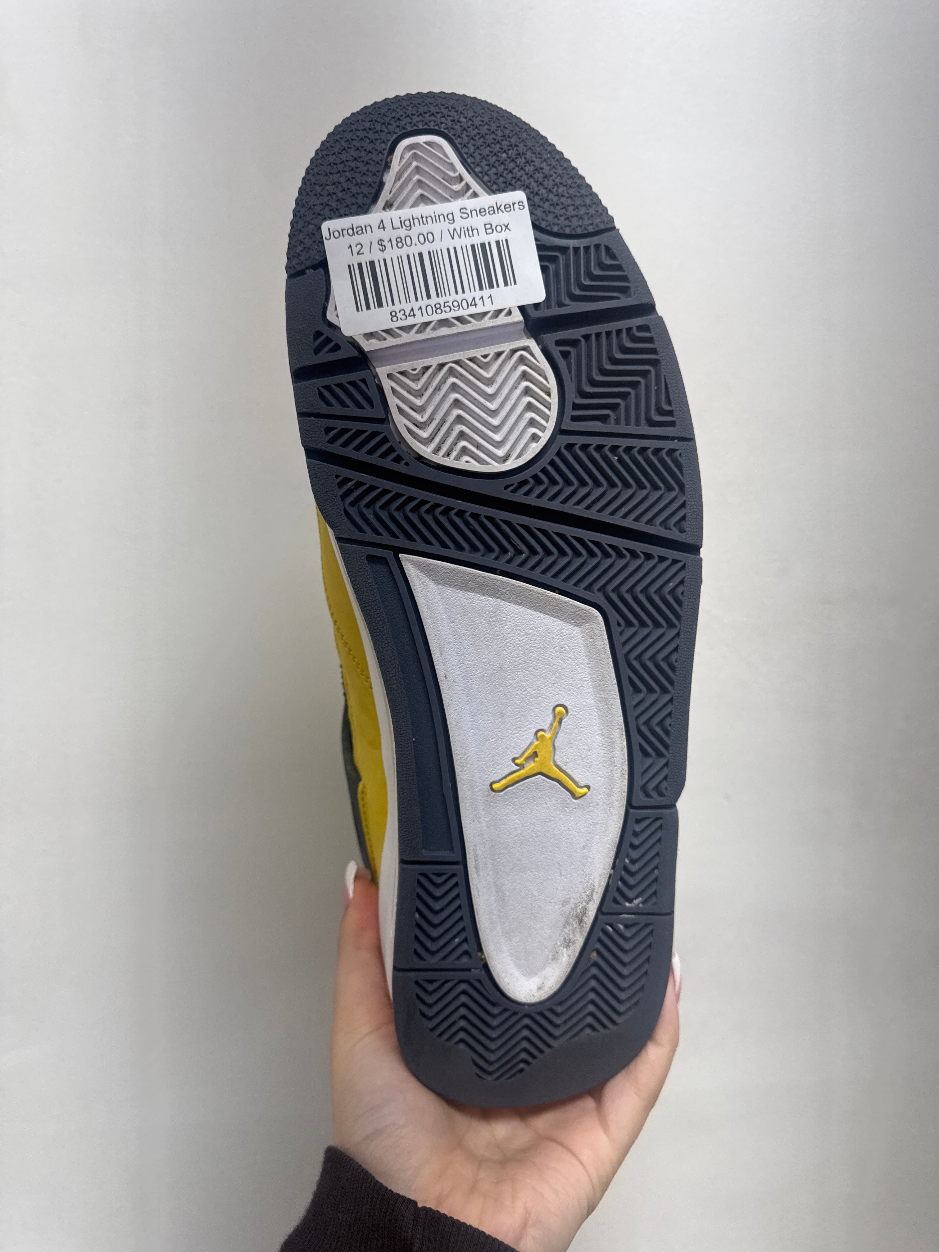 Jordan 4 Lightning Sneakers