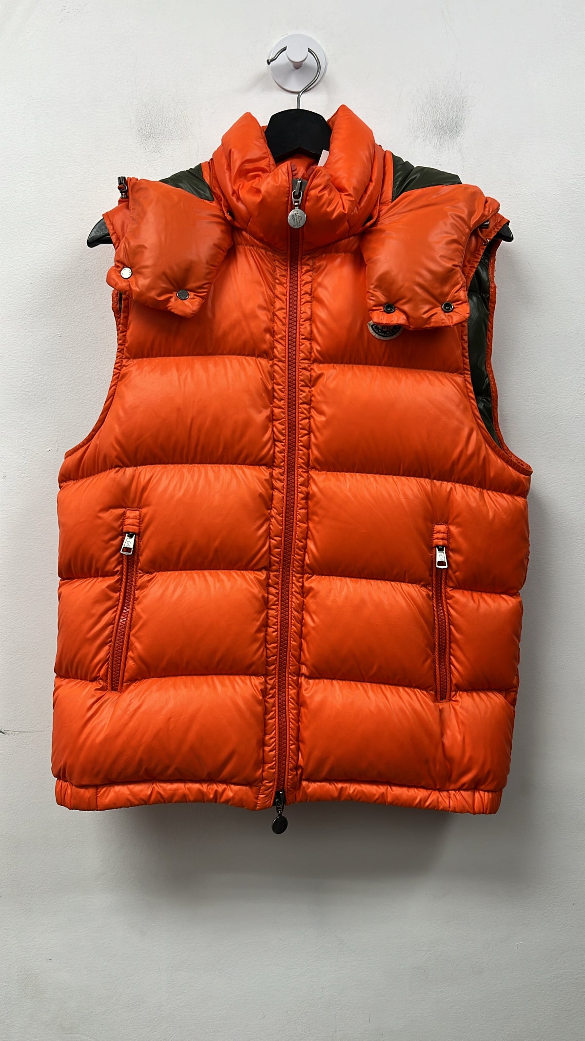 Moncler Orange Bormes Down VEst Vest