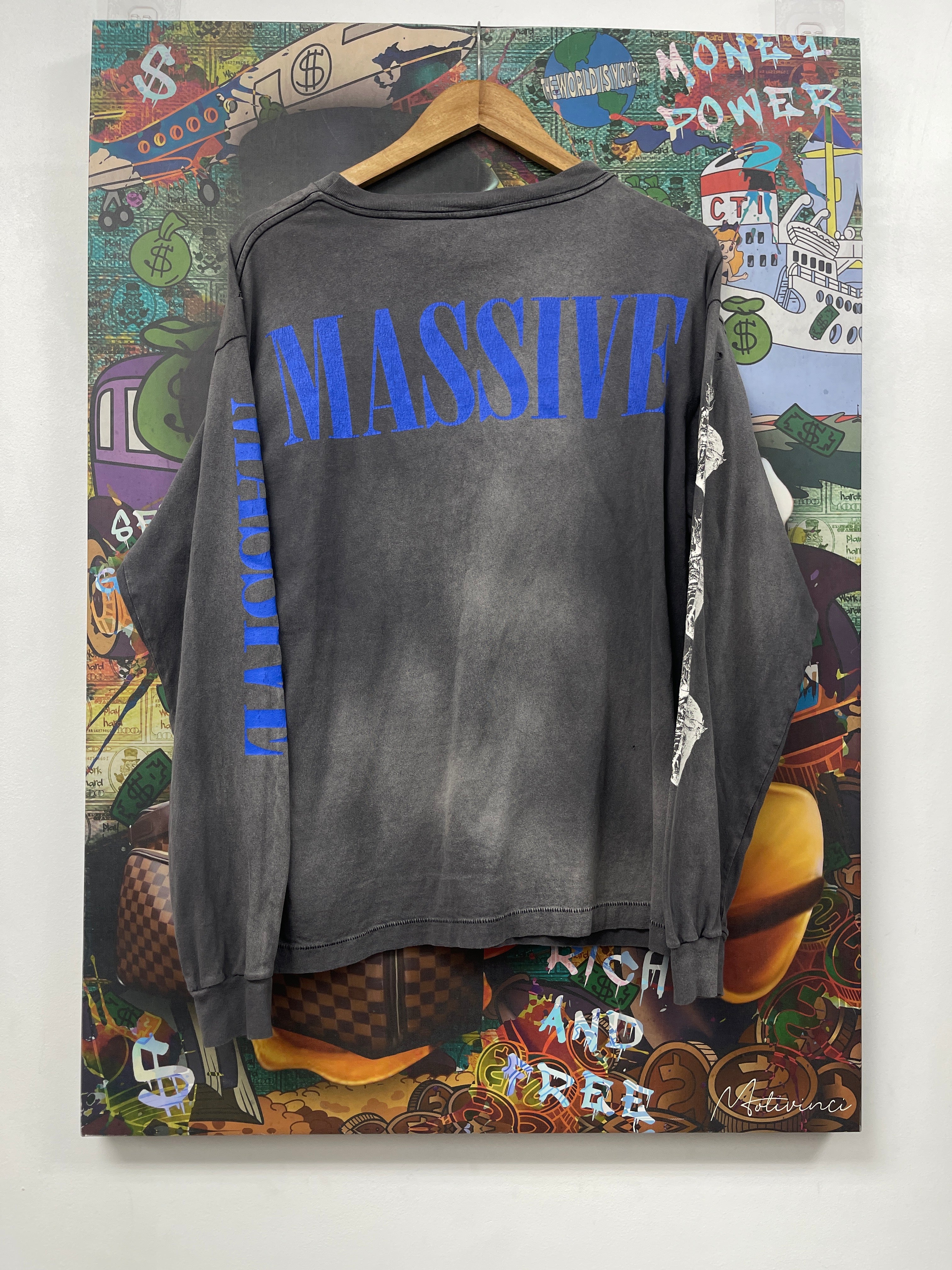 Saint Michael Grey Blue Massive Long Sleeve