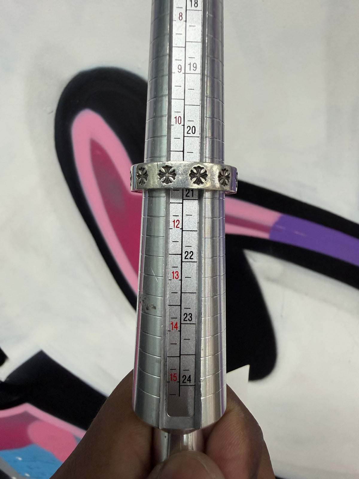 Chrome Hearts .925 Silver CH NYC Spacer 6MM Ring