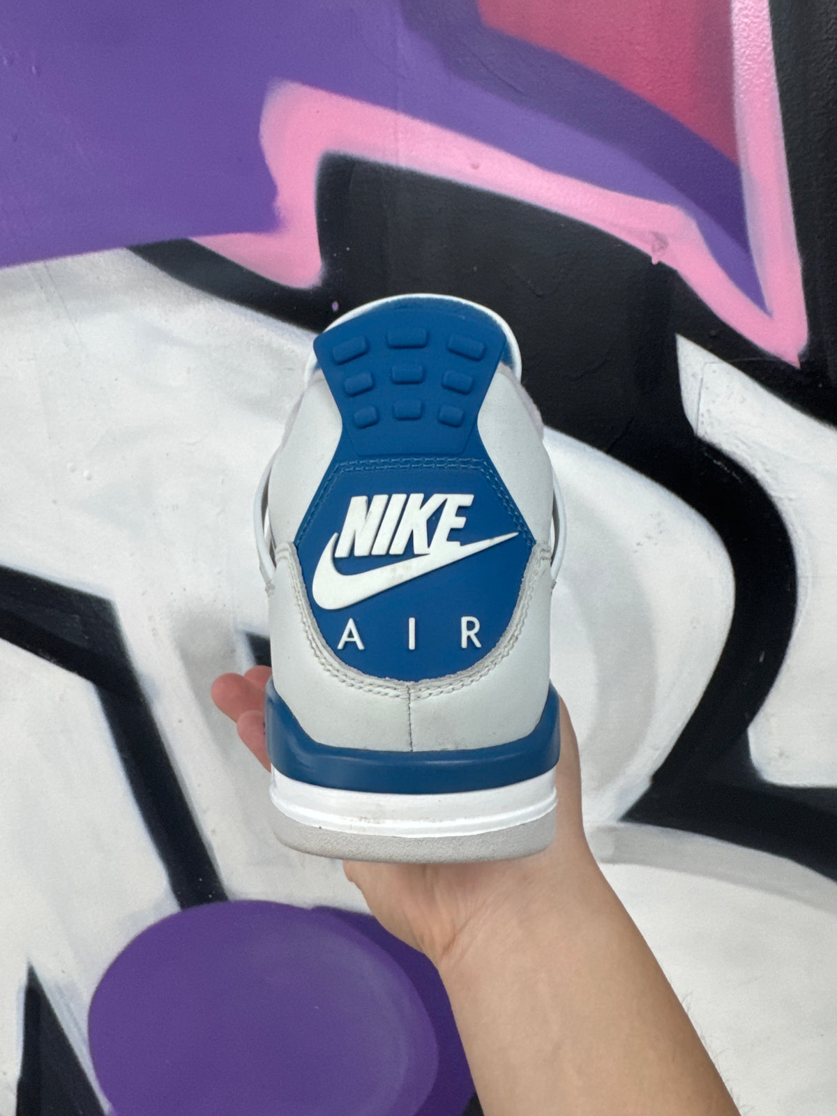 Jordan 4 Military Blue Sneakers