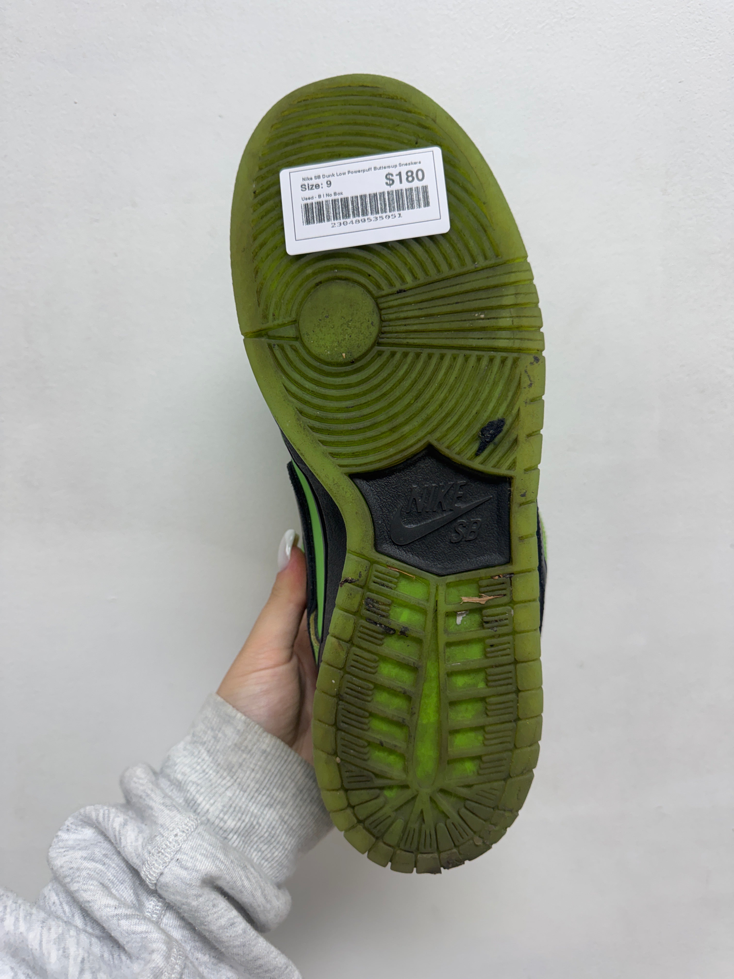Nike SB Dunk Low Powerpuff Buttercup Sneakers