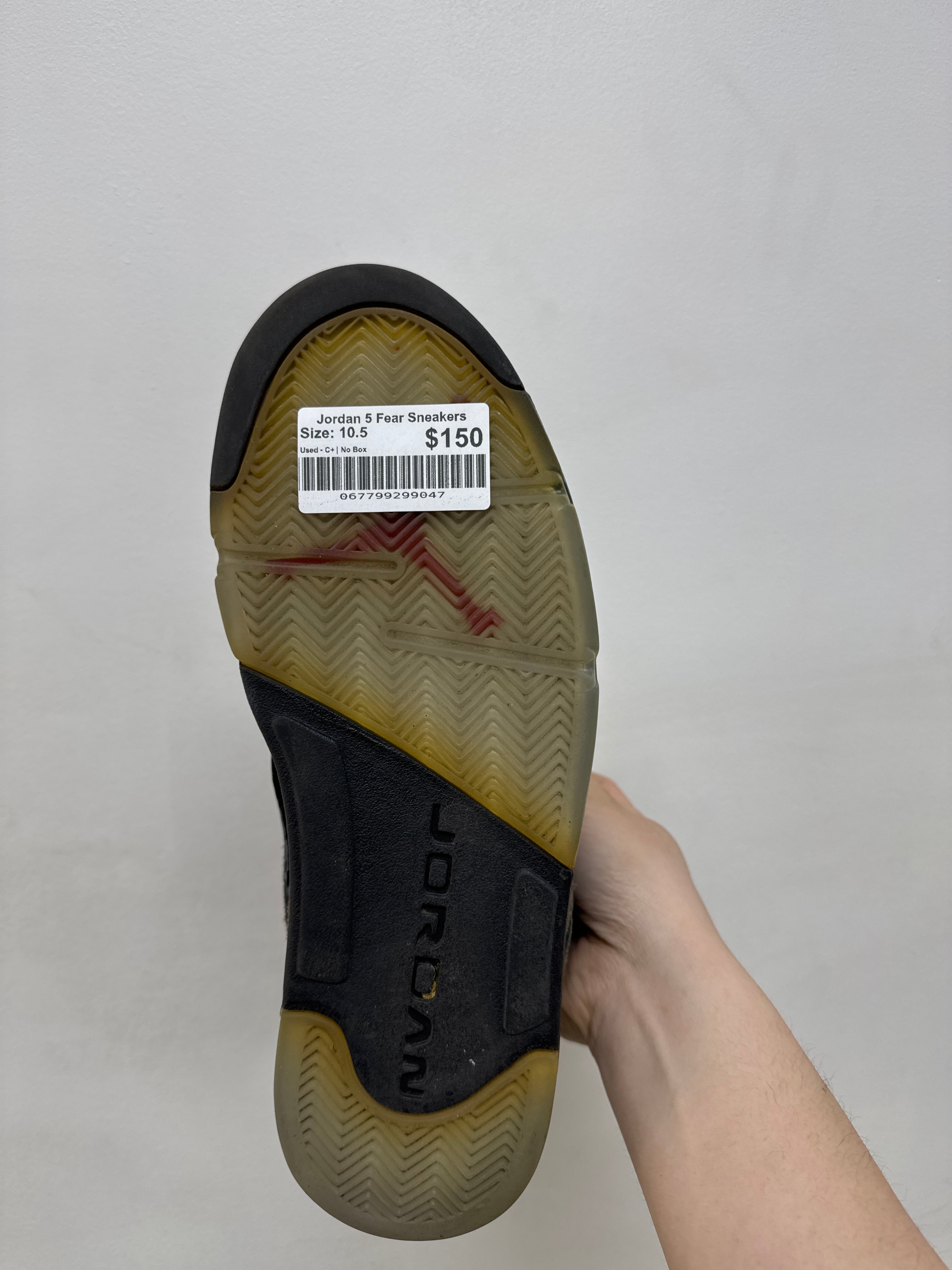 Jordan 5 Fear Sneakers