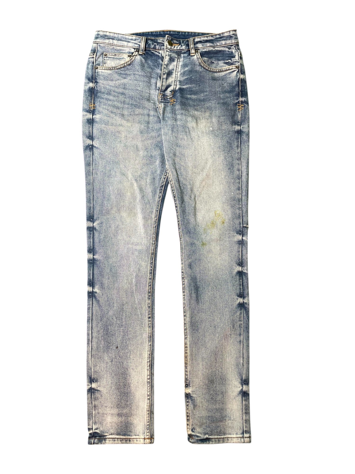 Ksubi "Van Winkle Half Way" Light Wash Blue Jeans