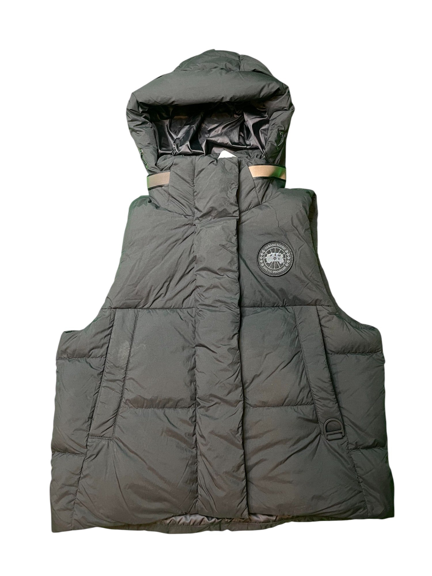 Canada Goose Hooded Black Puffer Vest