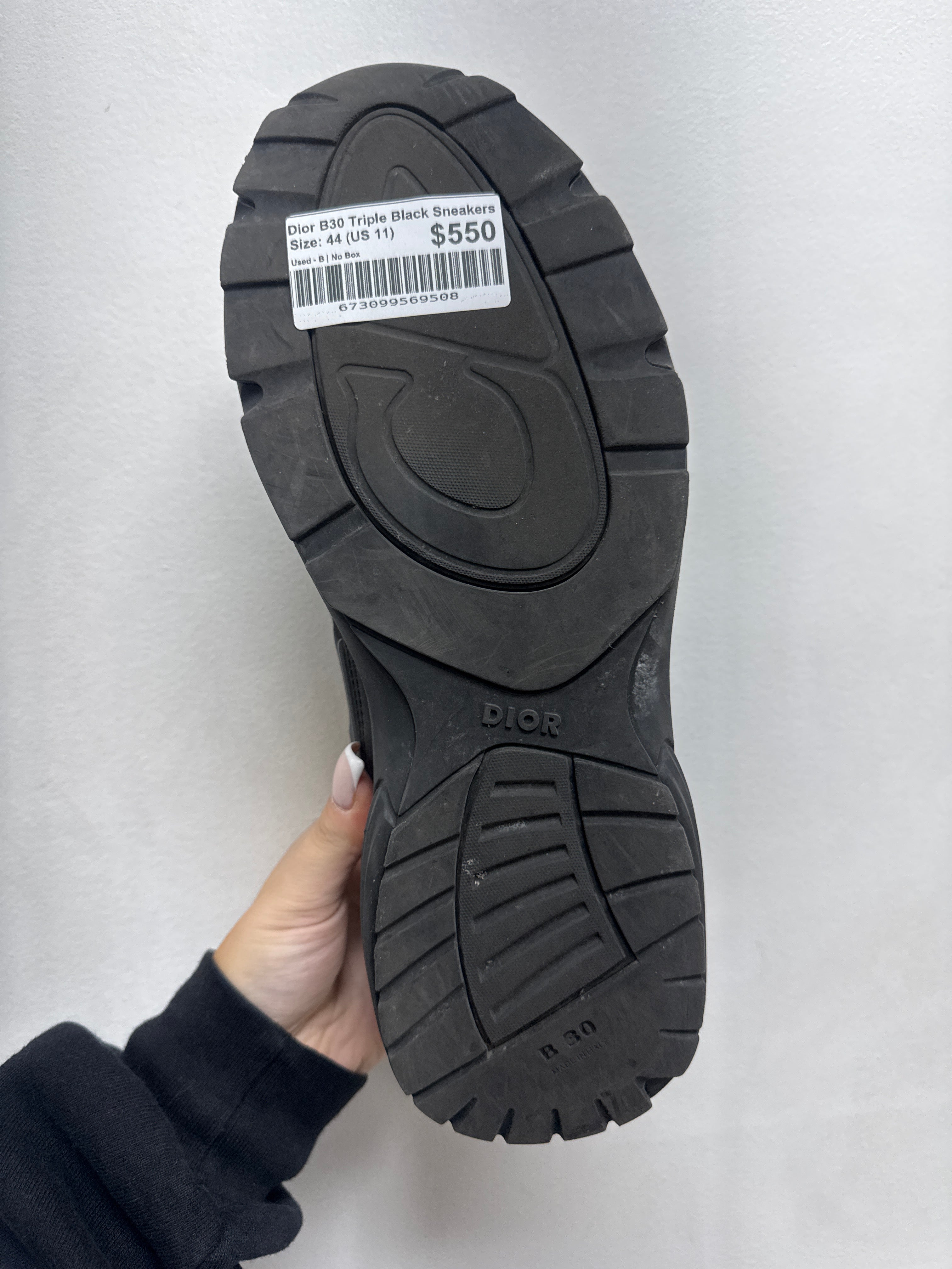 Dior B30 Triple Black Sneakers
