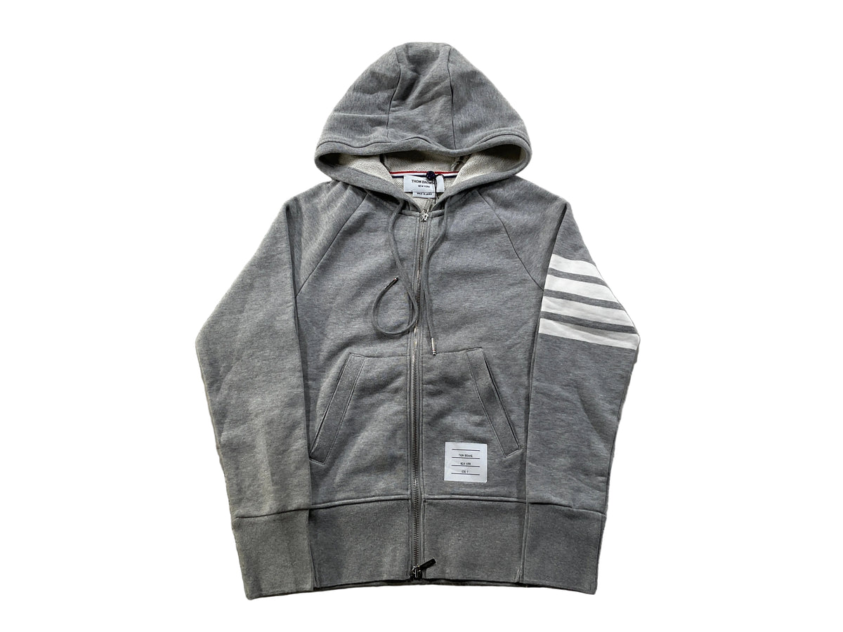 Thom Browne Grey White Stripe (0) Hoodie
