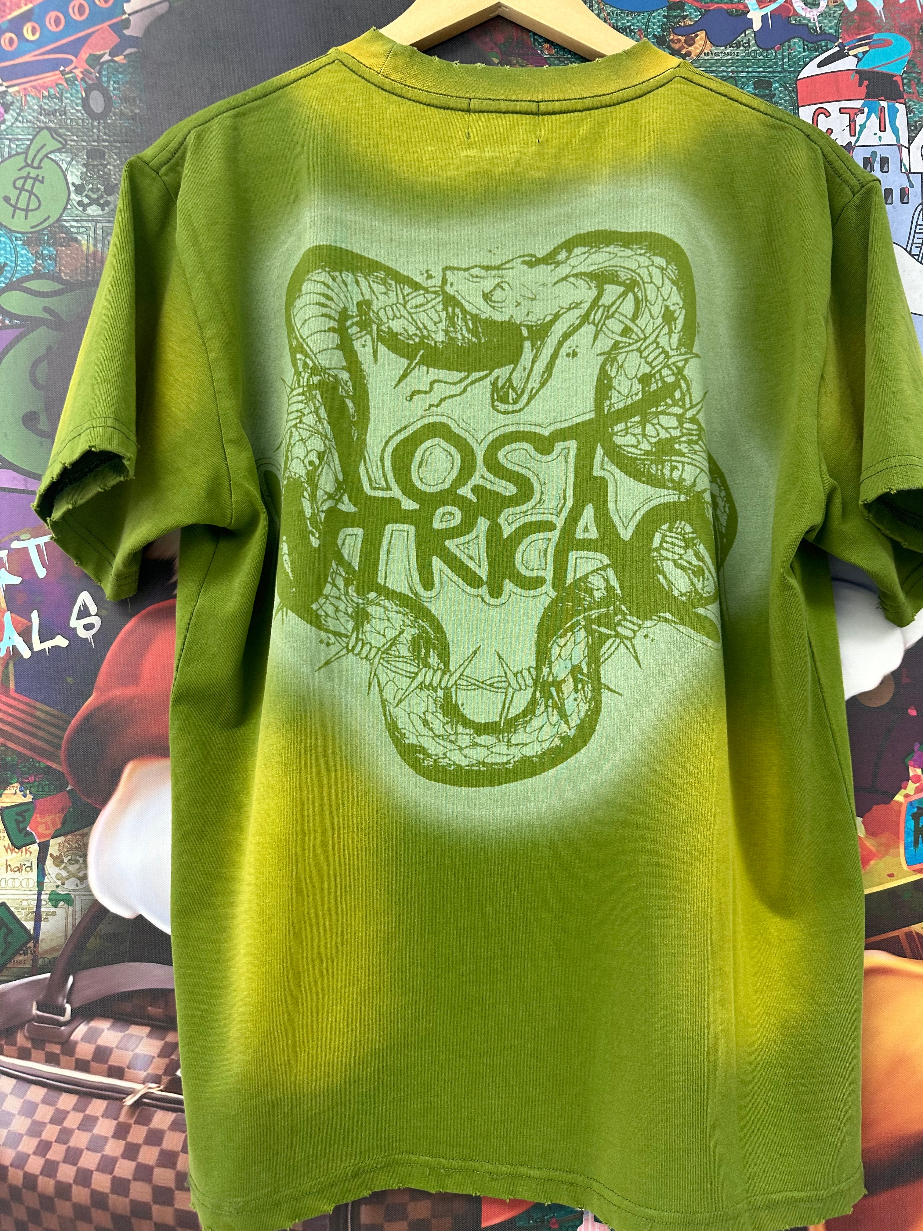 LOST INTRICACY Thermal Tee Green