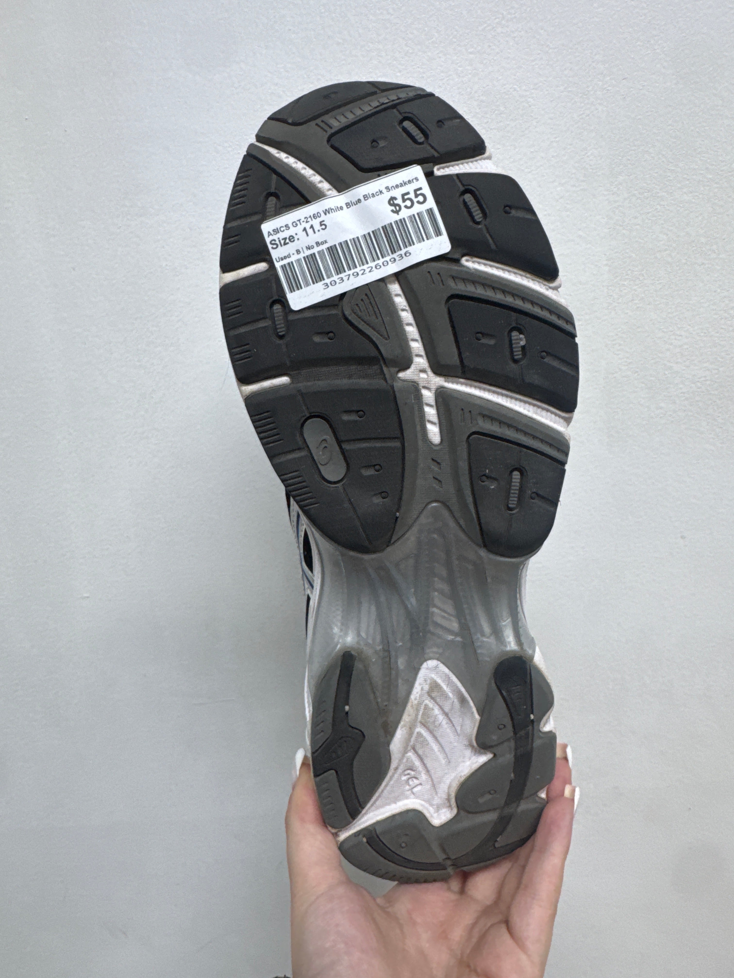 ASICS GT-2160 White Blue Black Sneakers