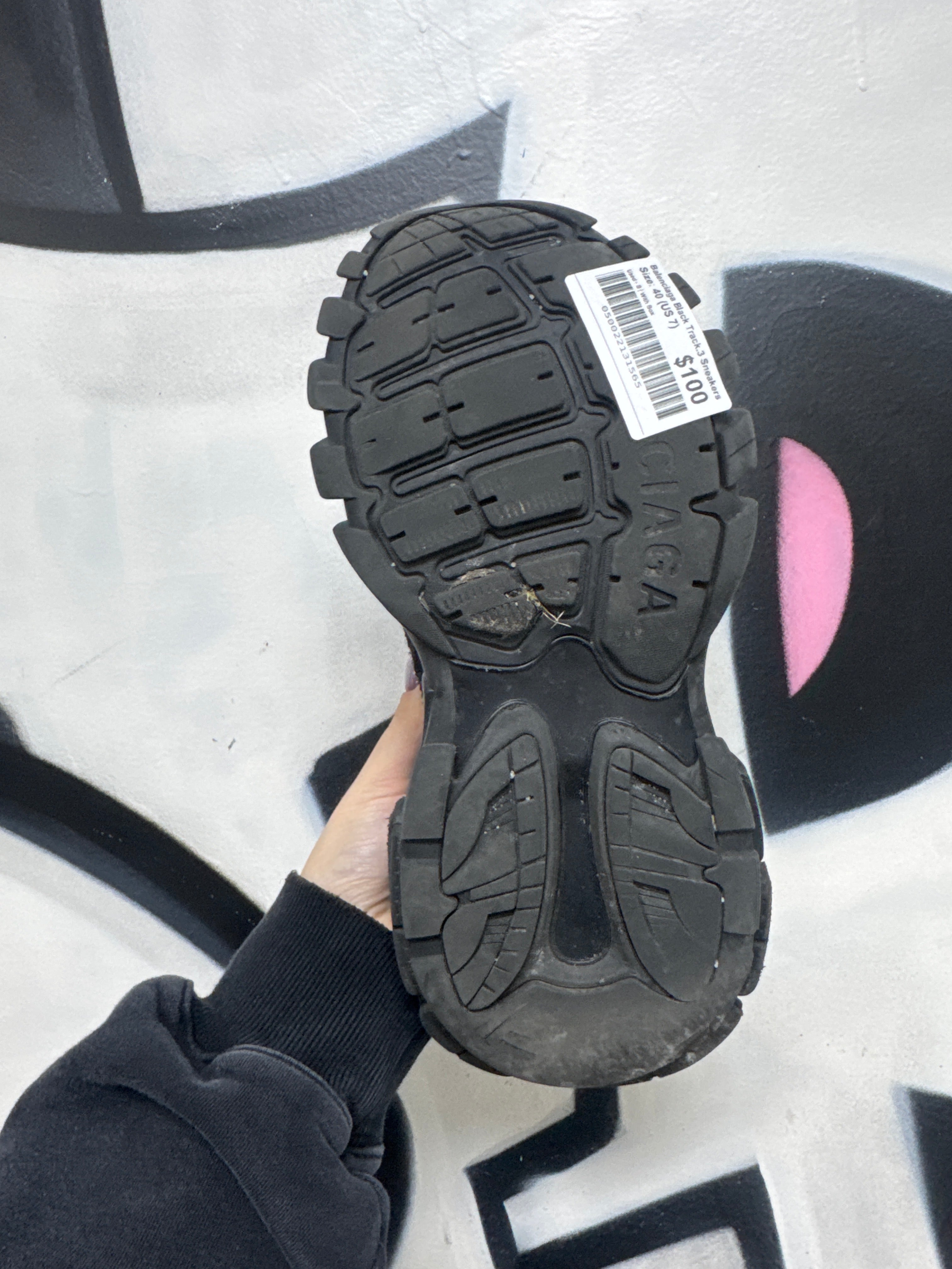 Balenciaga Black Track.3 Sneakers