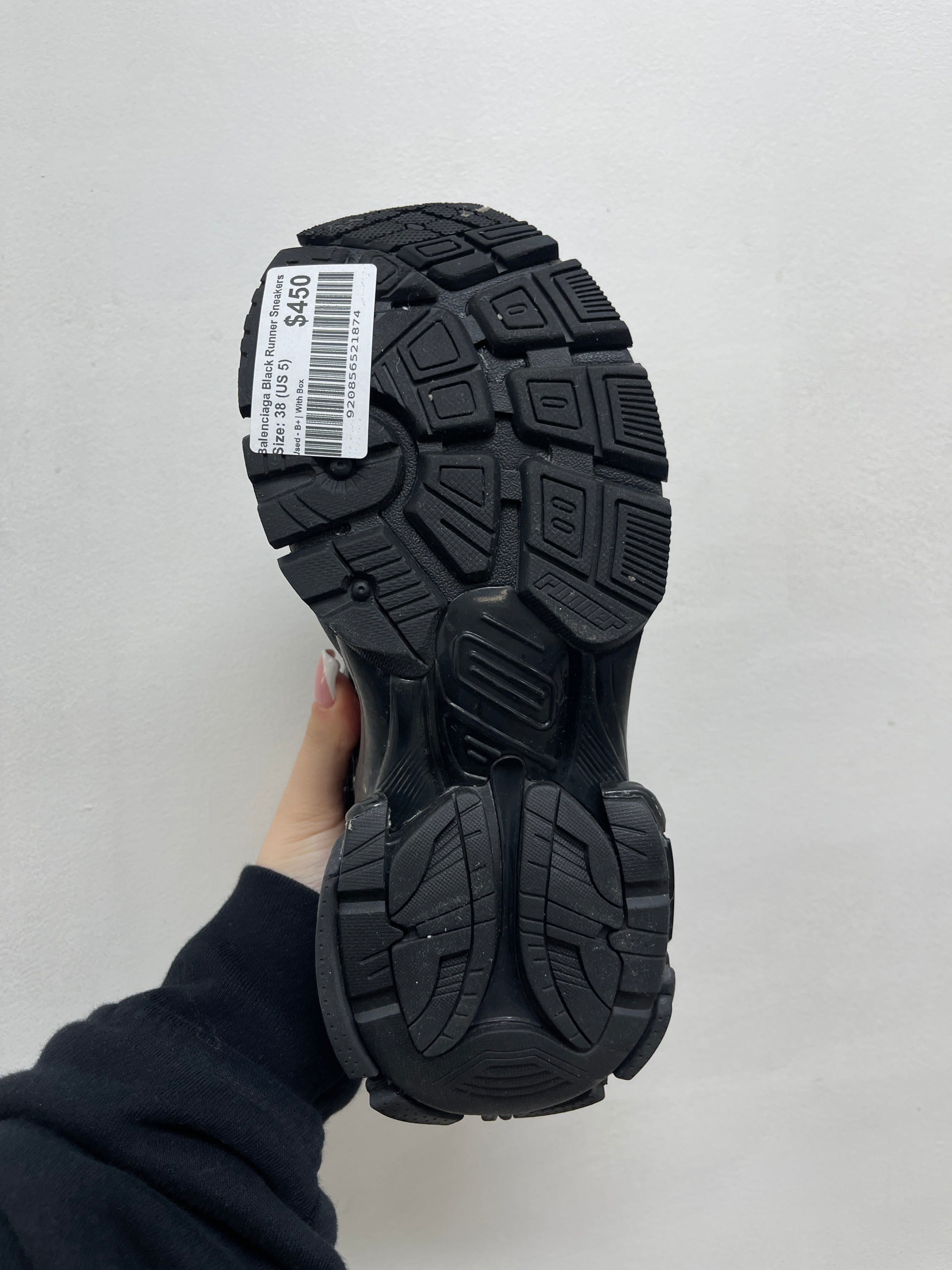 Balenciaga Black Runner Sneakers