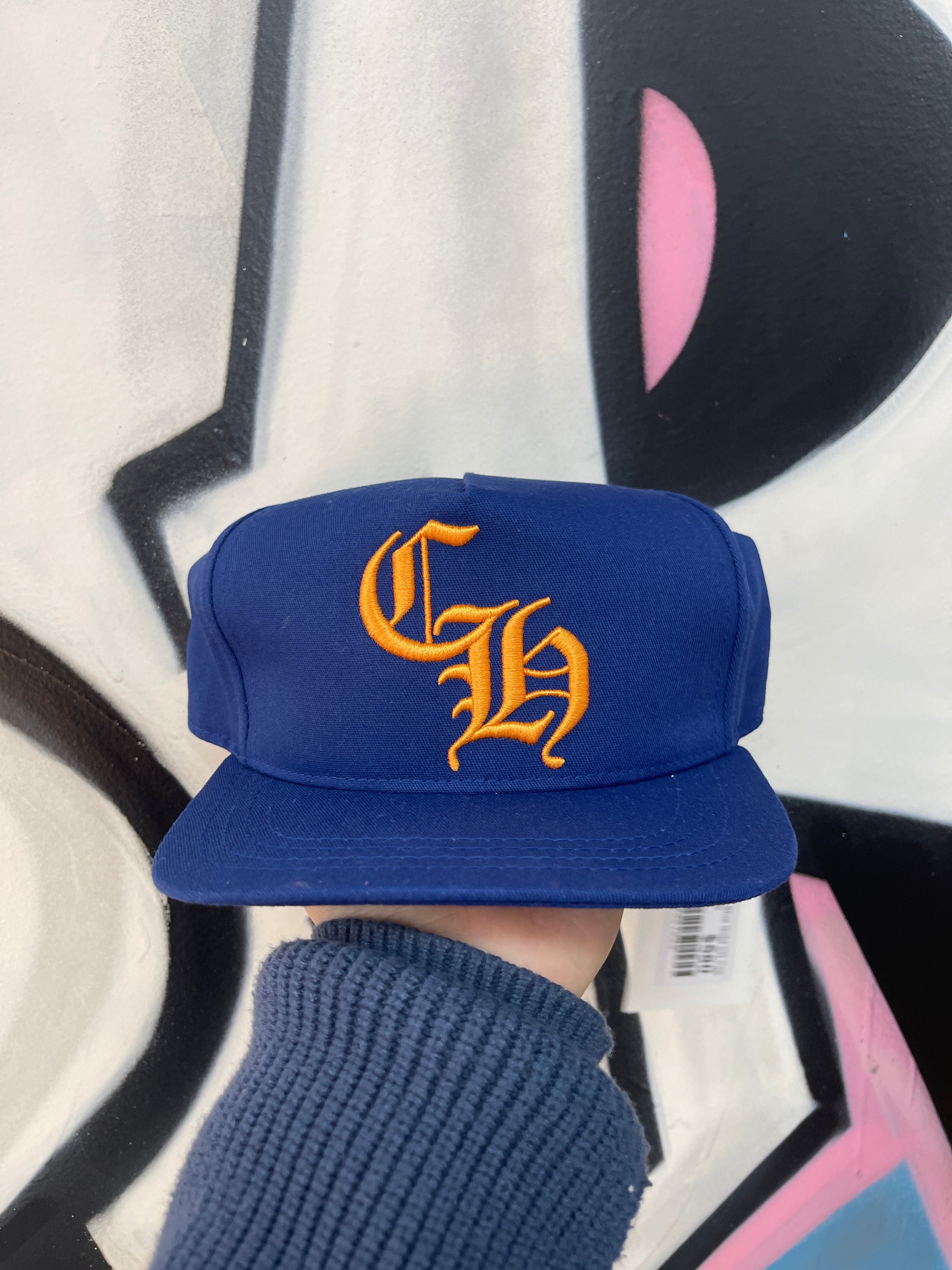 Chrome Hearts Blue Gold CH Cap