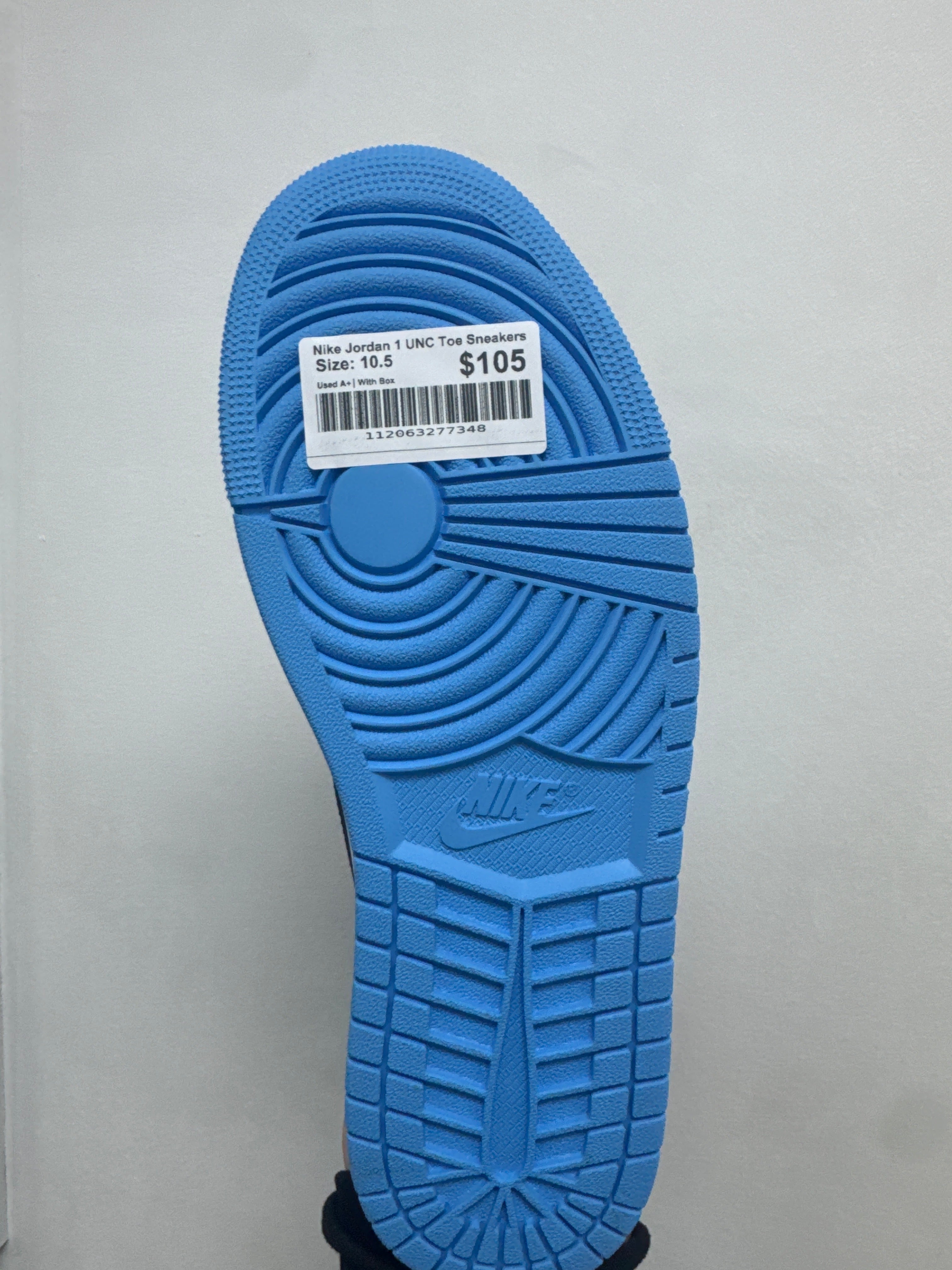 Nike Jordan 1 UNC Toe Sneakers