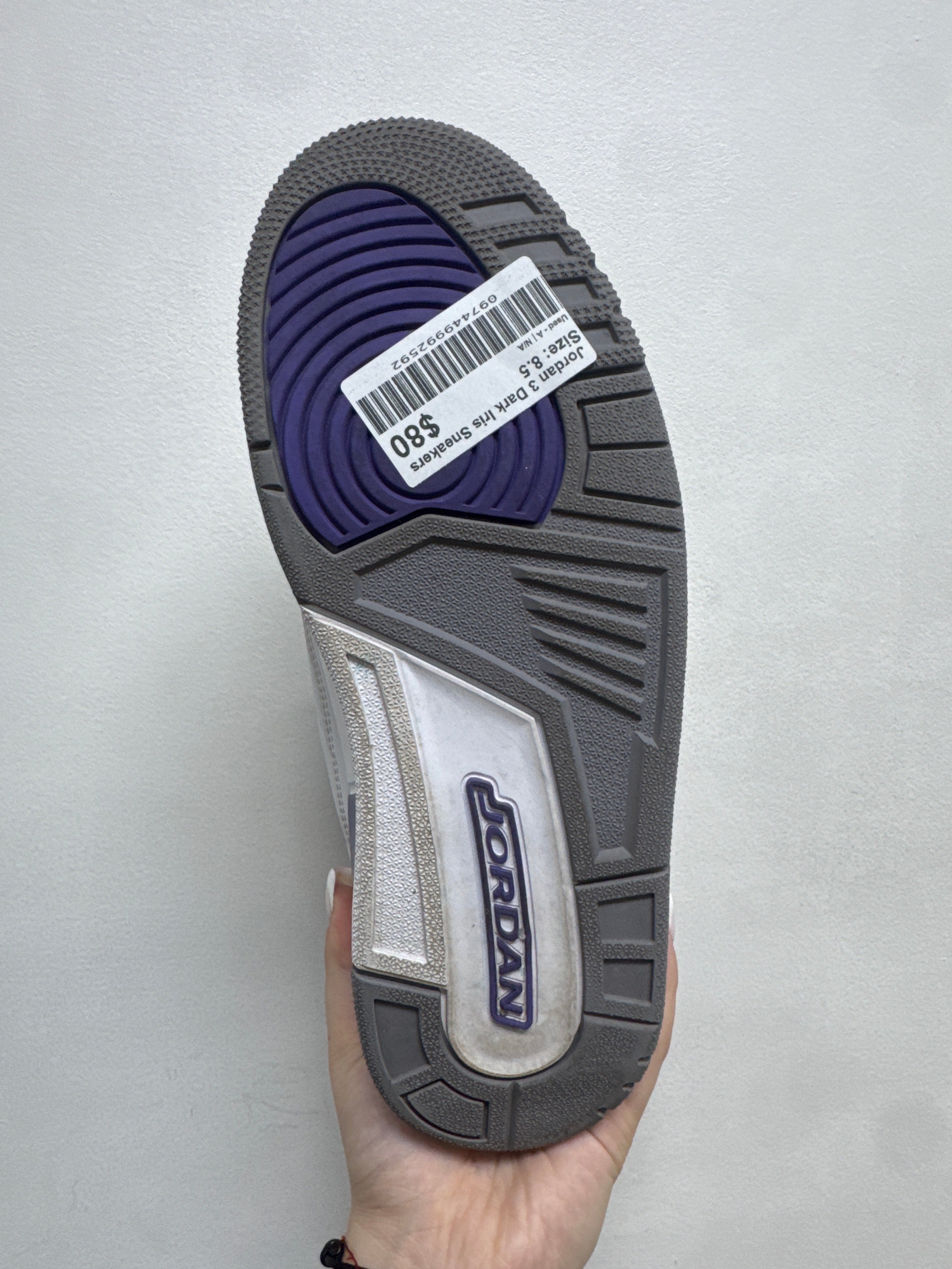 Jordan 3 Dark Iris Sneakers