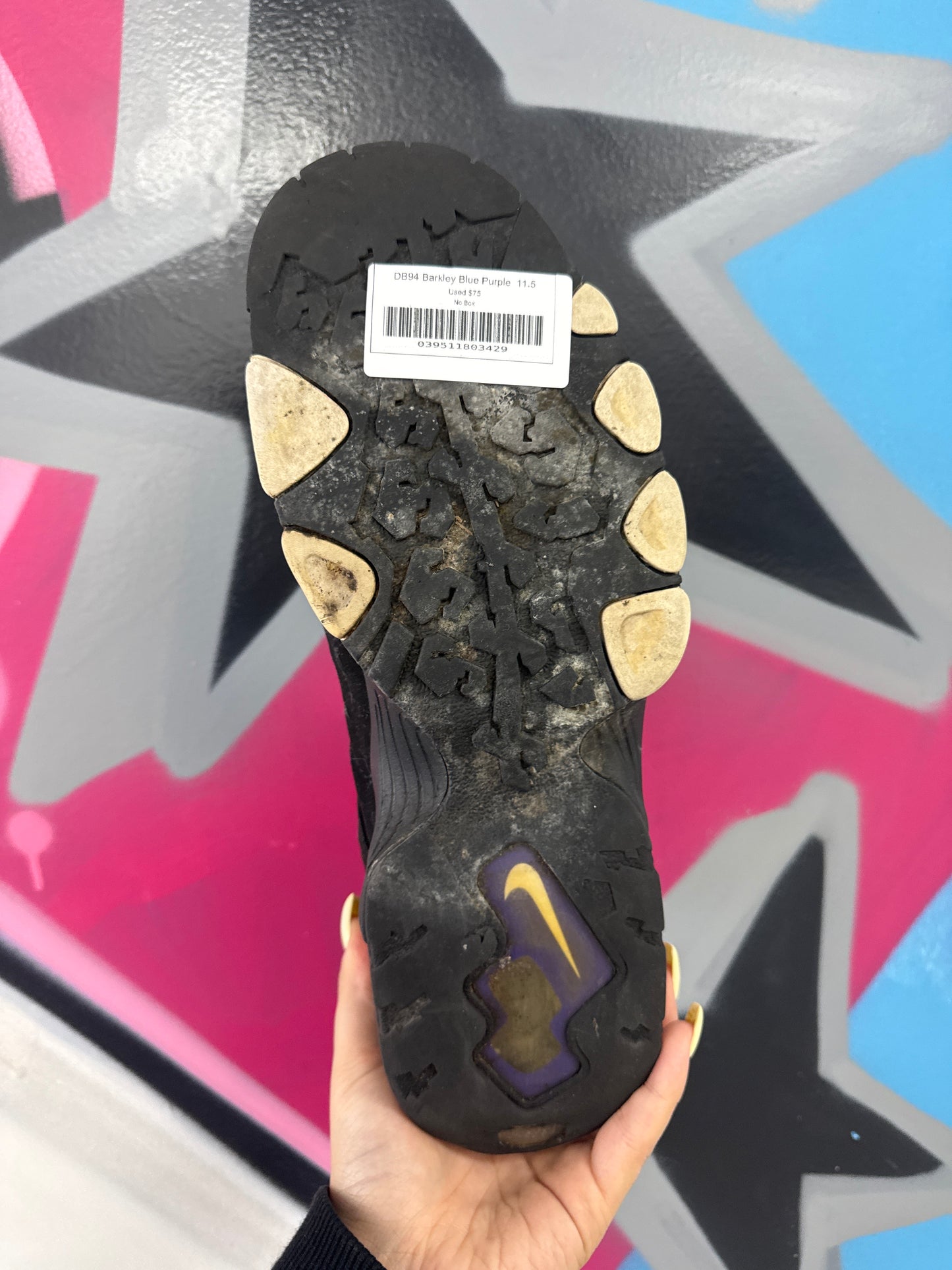 DB94 Barkley Blue Purple Used No Box