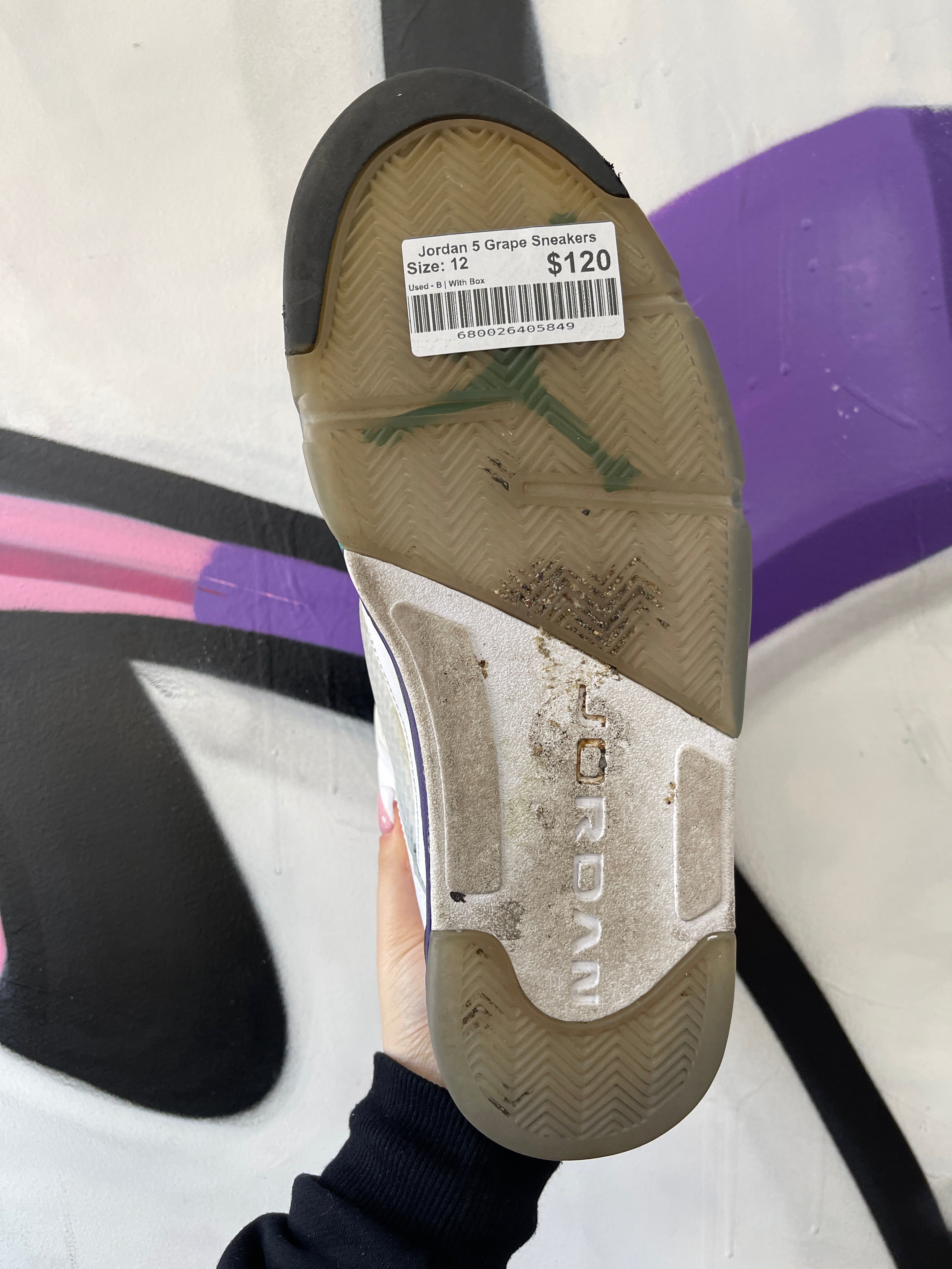 Jordan 5 Grape Sneakers