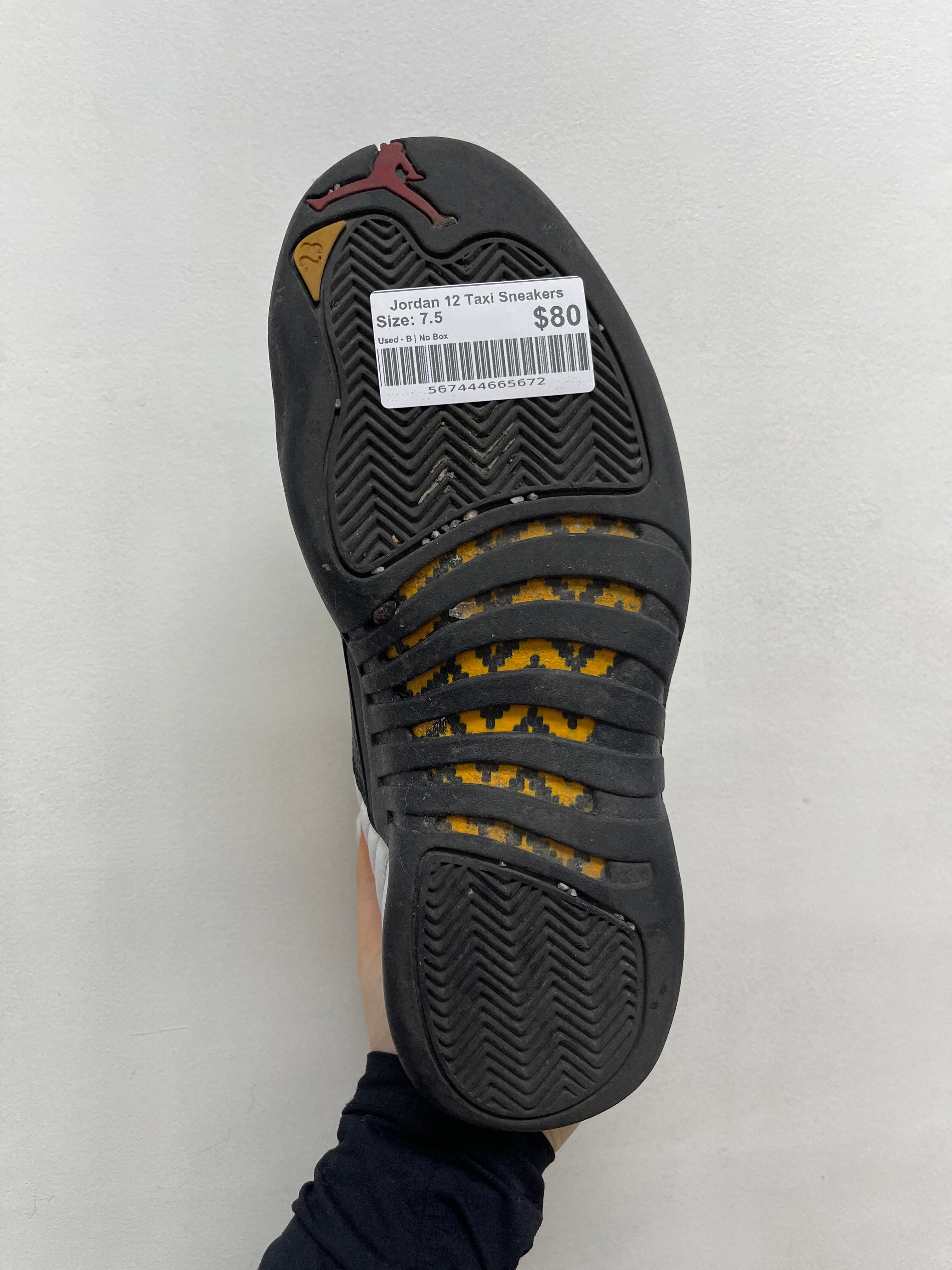 Jordan 12 Taxi Sneakers