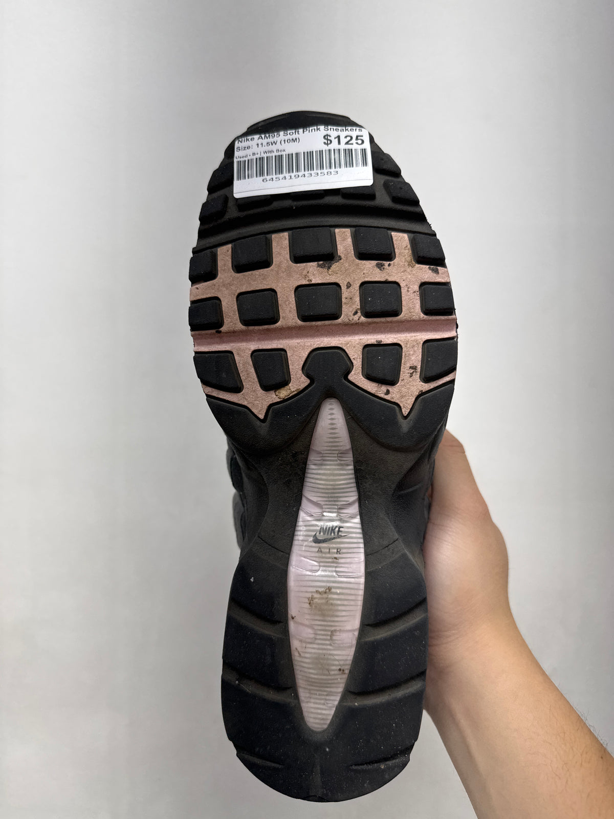 Nike AM95 Soft Pink Sneakers
