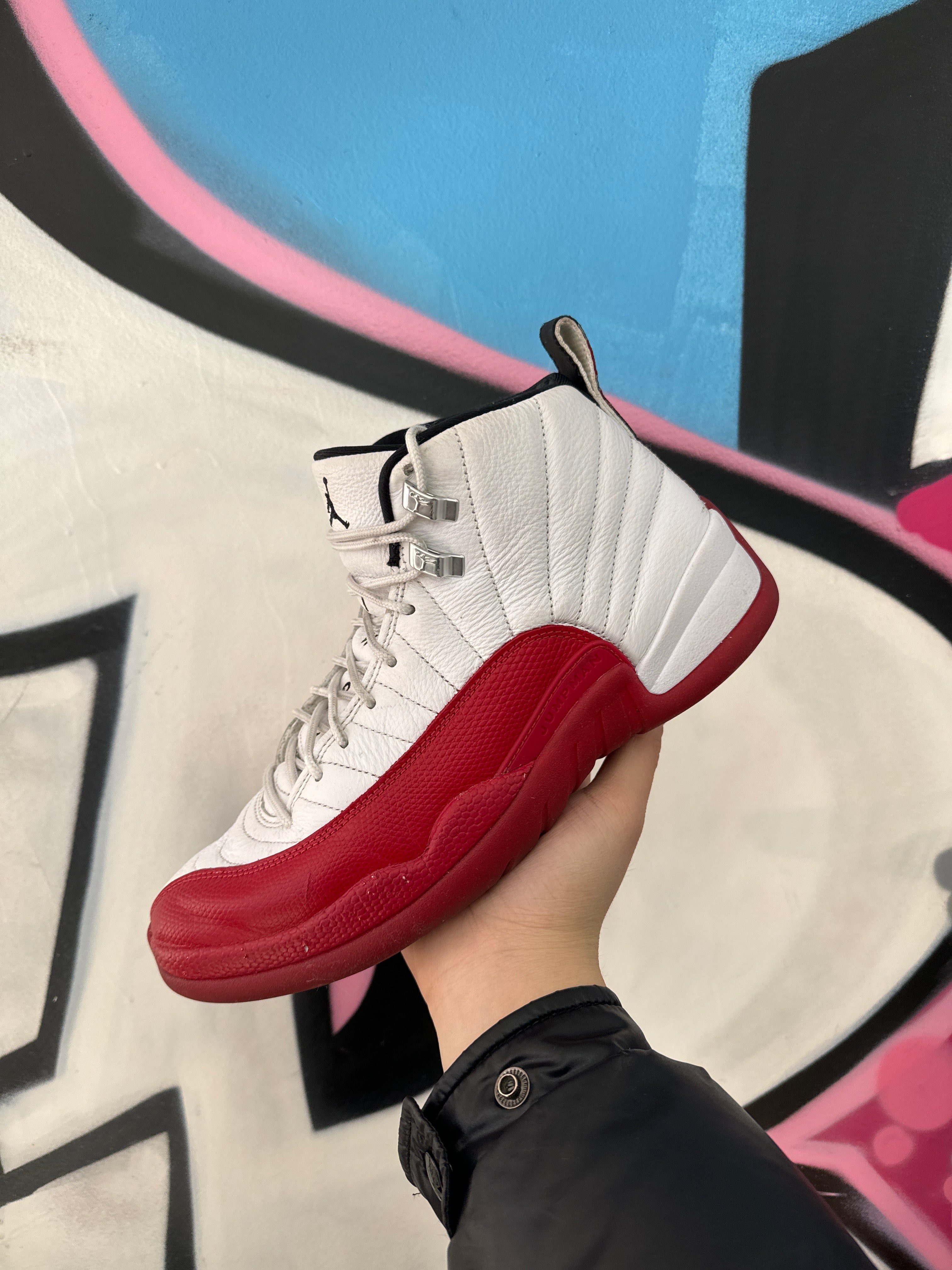 Jordan 12 Cherry Sneakers