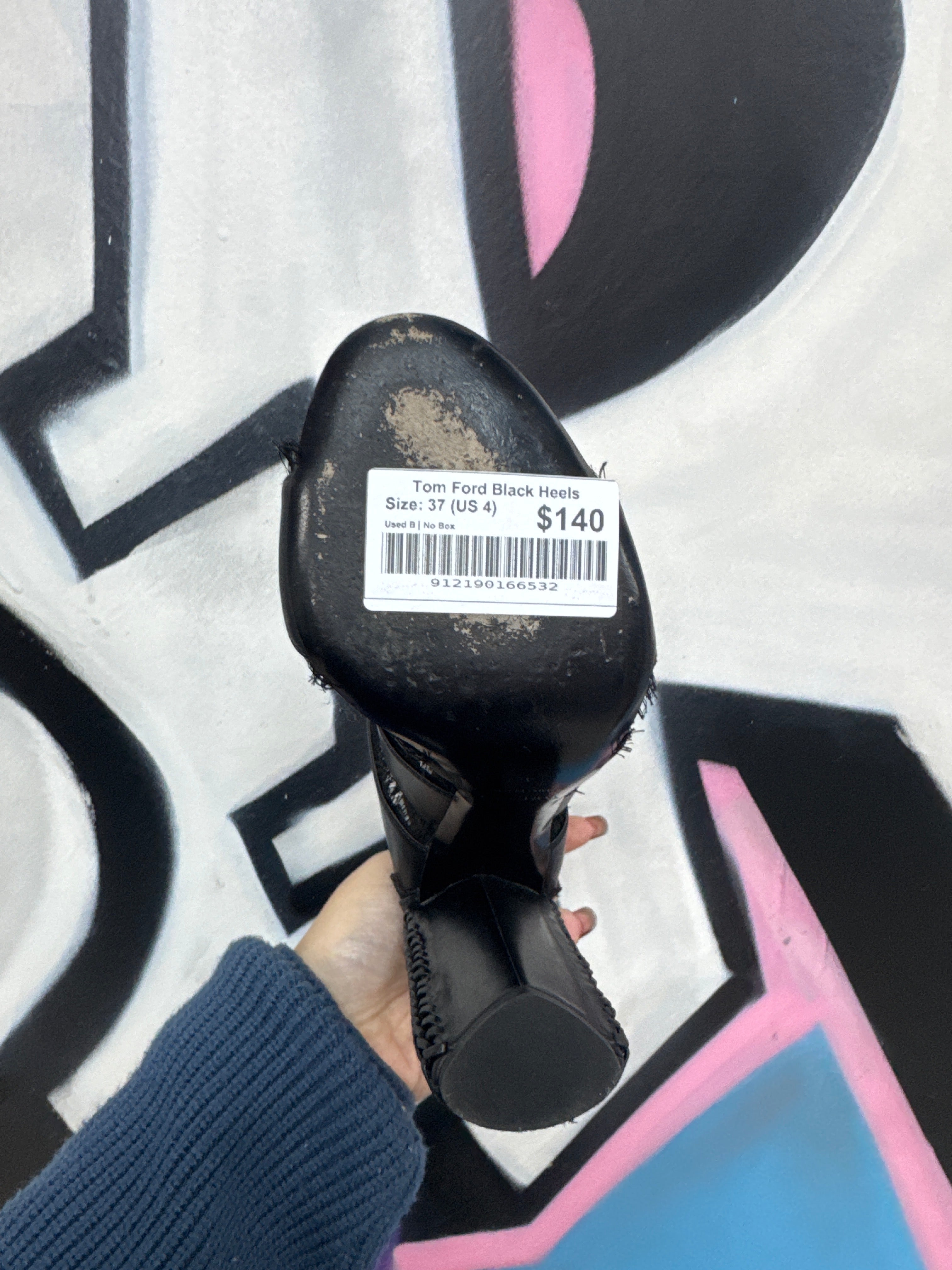 Tom Ford Black Heels