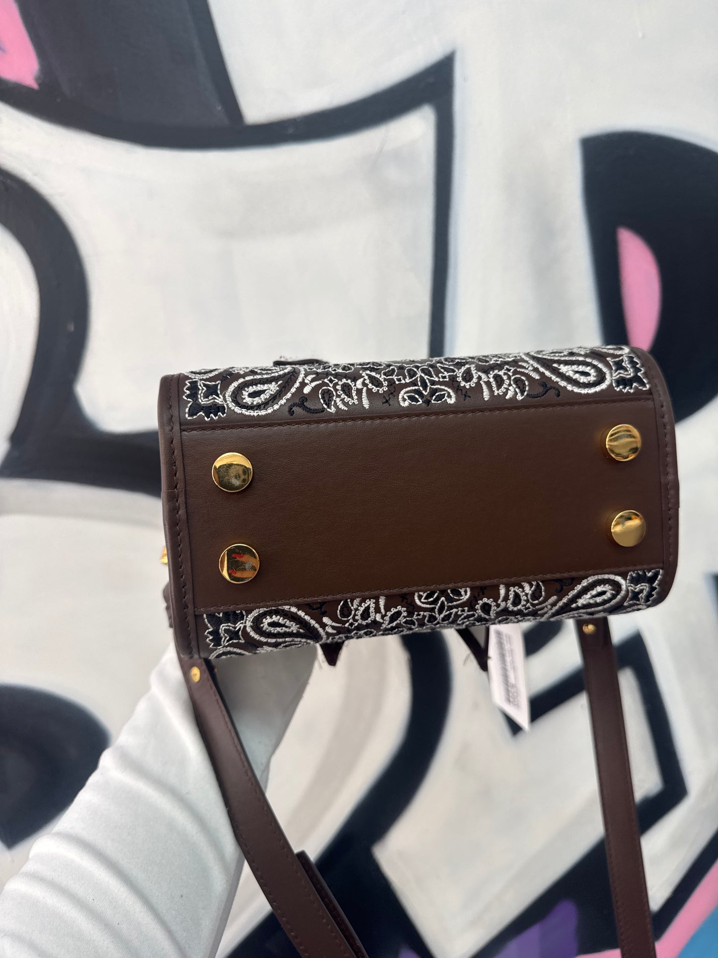 Amiri Brown Bandana (MM) Bag